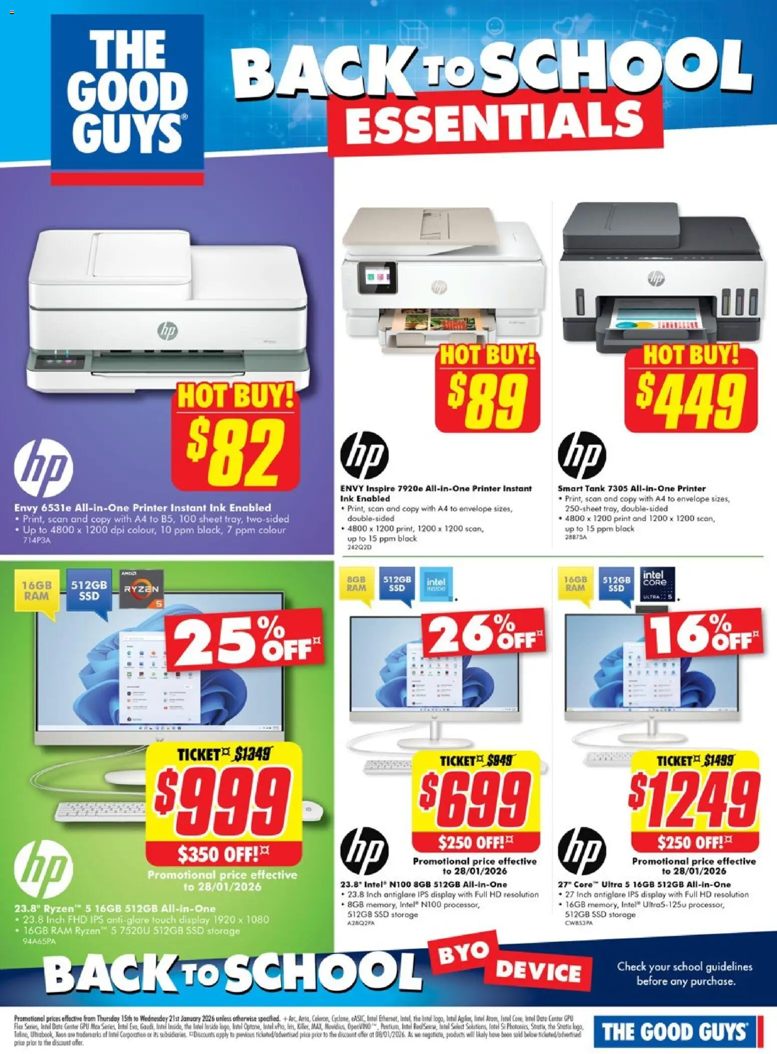 The Good Guys catalogue - valid from 14.01.2026 | Page: 5 | Products: Device, Printer