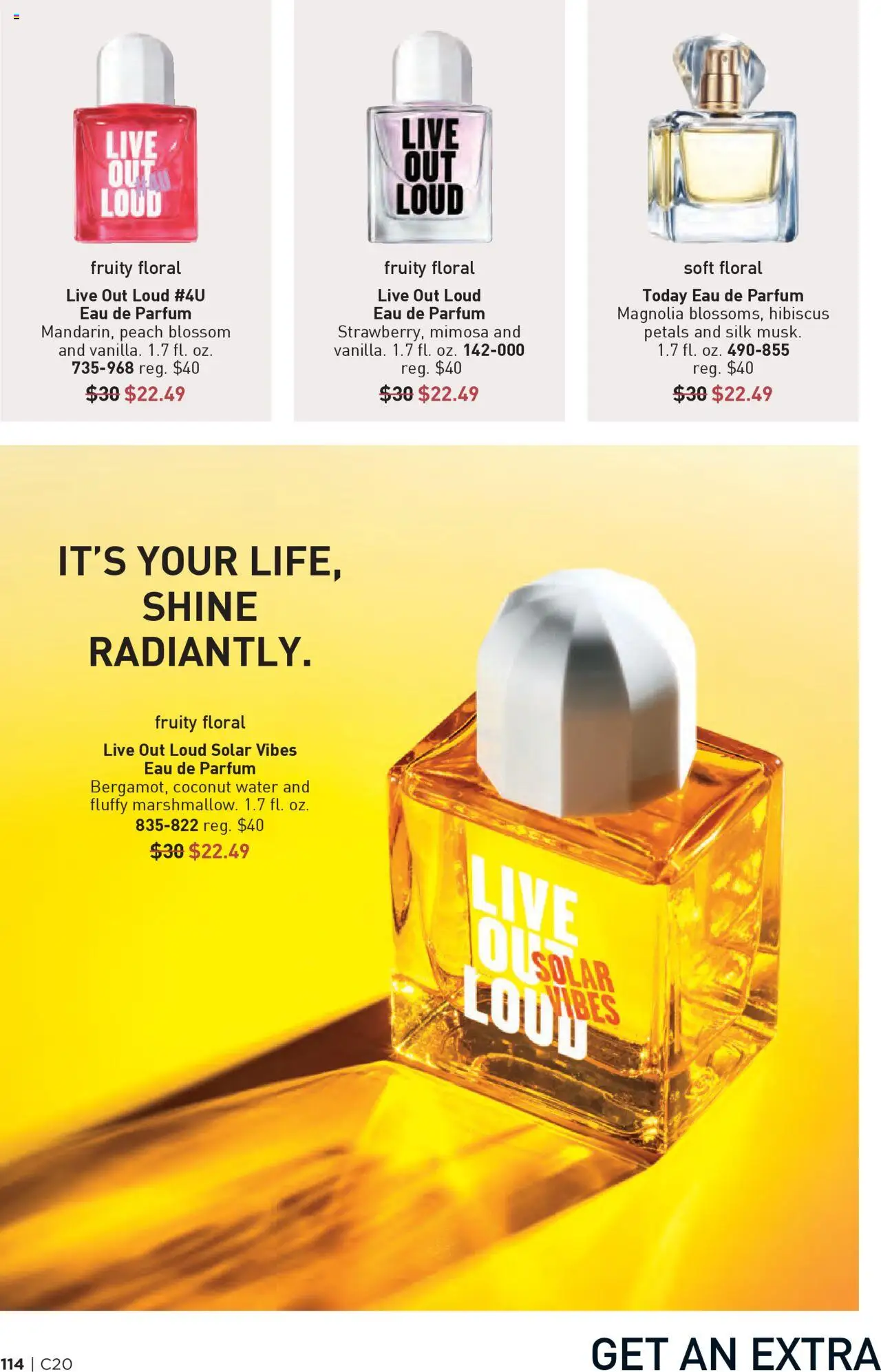 Avon Brochure - valid from 24.09.2025 | Page: 114 | Products: Water, Peach