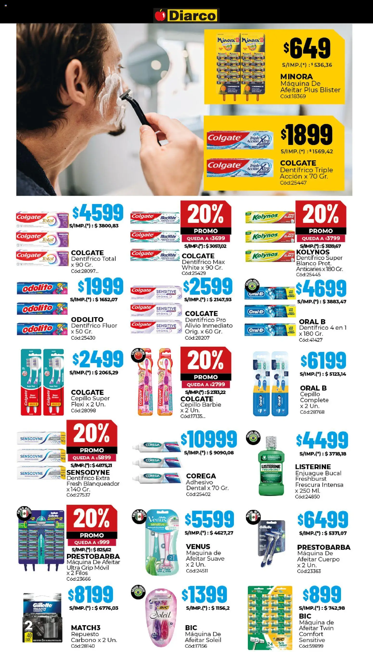 Diarco - Ofertas  │ válido desde el 24.11.2025 | Página: 15 | Productos: Movil, Maquina de afeitar, Cepillo, Enjuague bucal