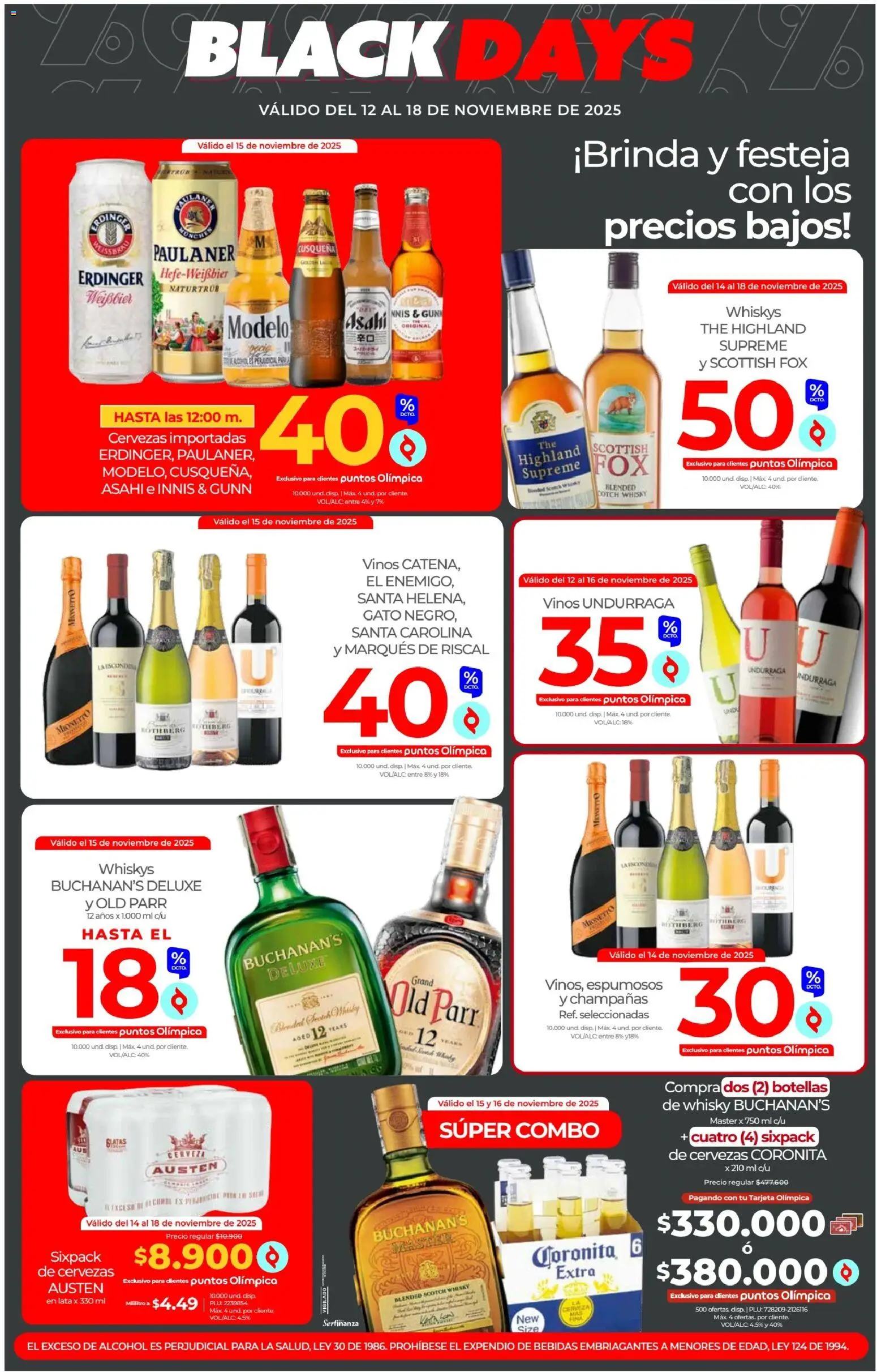 Olímpica revista - valida desde el 12.11.2025 | Página: 5 | Productos: Whisky, Tintura, Cerveza
