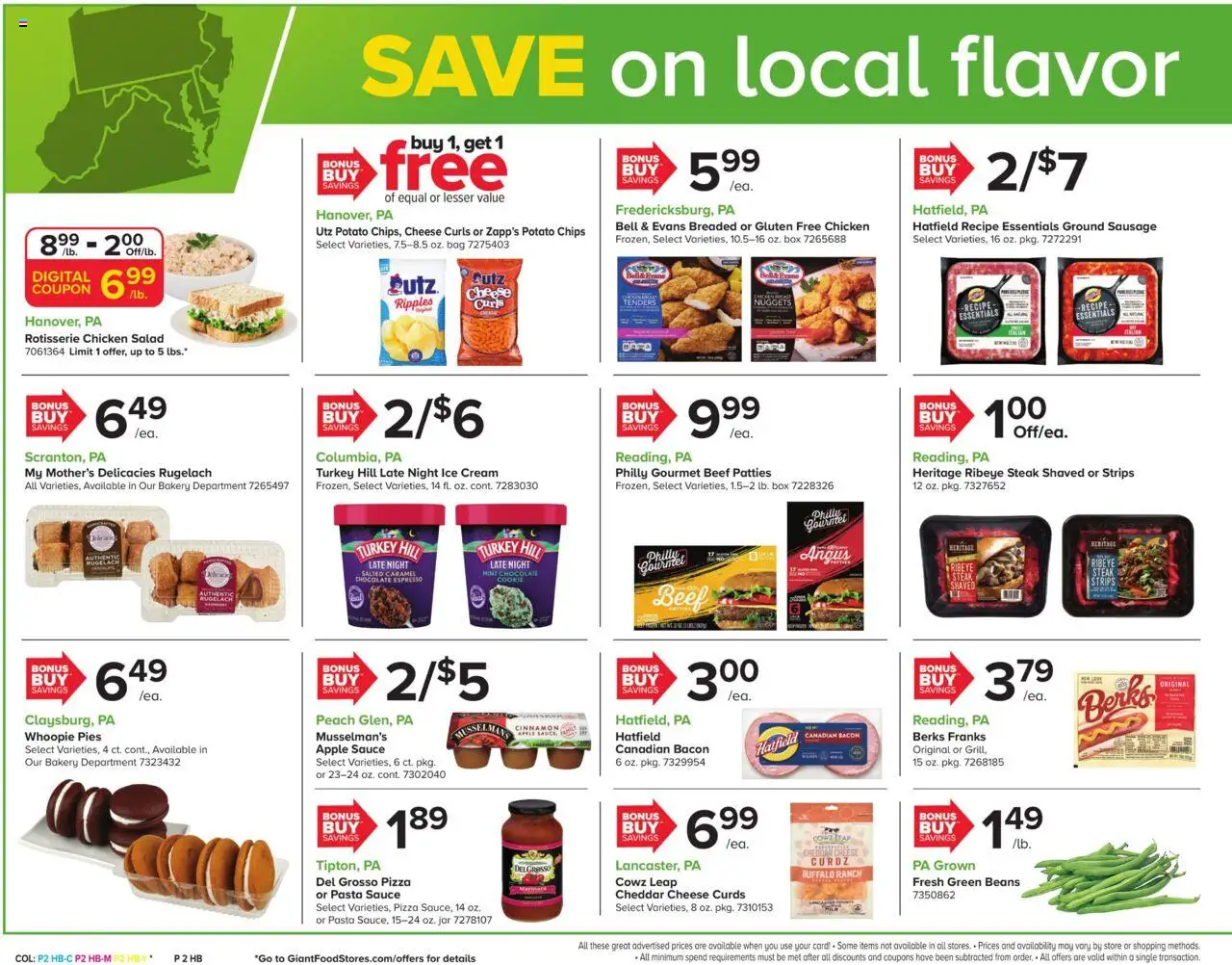 Giant Weekly Ad - valid from 01.08.2025 | Page: 2 | Products: Box, Pizza, Sauce, Peach