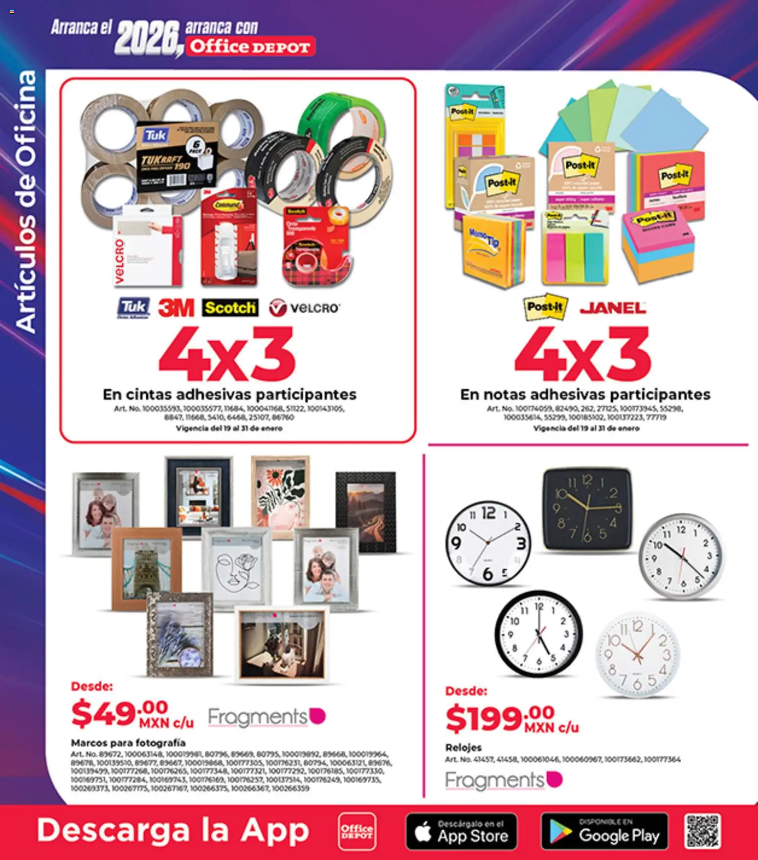 Nuevas ofertas de Office Depot válidas en toda la República Mexicana desde el 01.01.2026. ¡Encuentra las mejores ofertas en Office Depot catálogo! | Página: 3