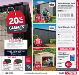 Preview of Stratco catalogue  - valid from 06.03.2026 | Page: 3 | Products: Door, Kits, Shed