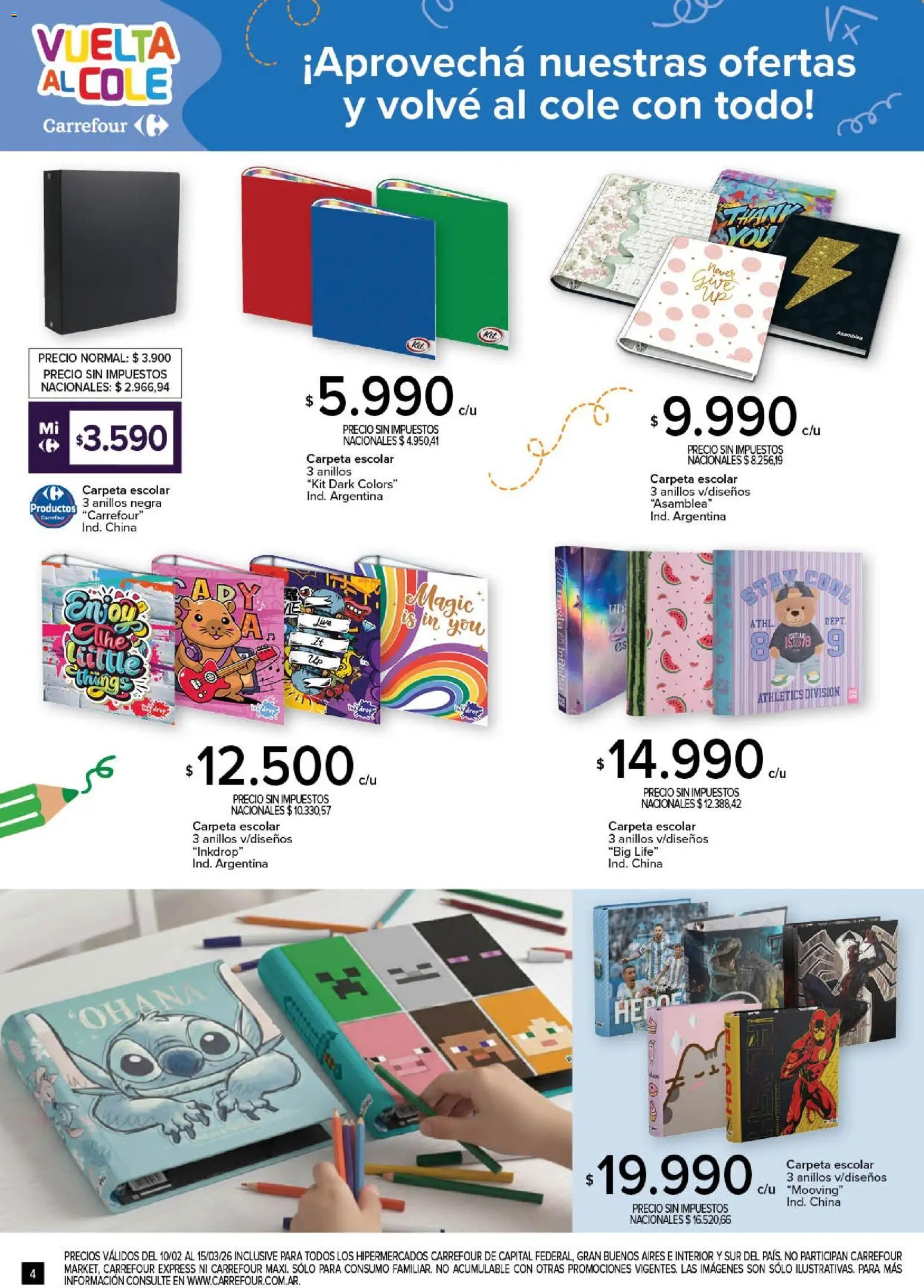 Carrefour - Vuelta al Cole  │ válido desde el 10.02.2026 | Página: 4