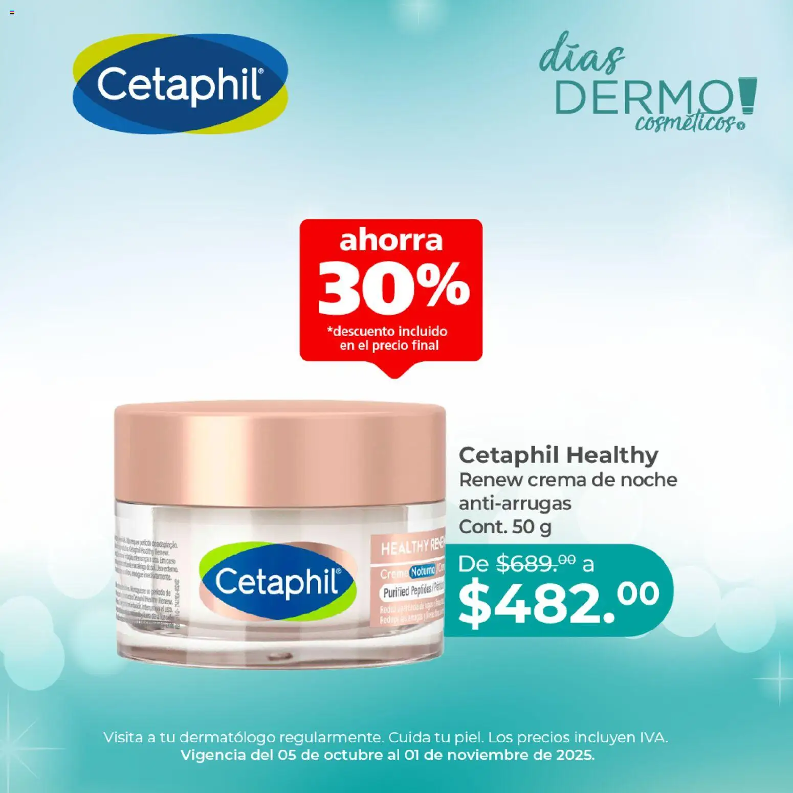 Nuevas ofertas de Farmacia San Pablo válidas en toda la República Mexicana desde el 05.10.2025. ¡Encuentra las mejores ofertas en Farmacia San Pablo catálogo Cetaphil! | Página: 2 | Productos: Crema