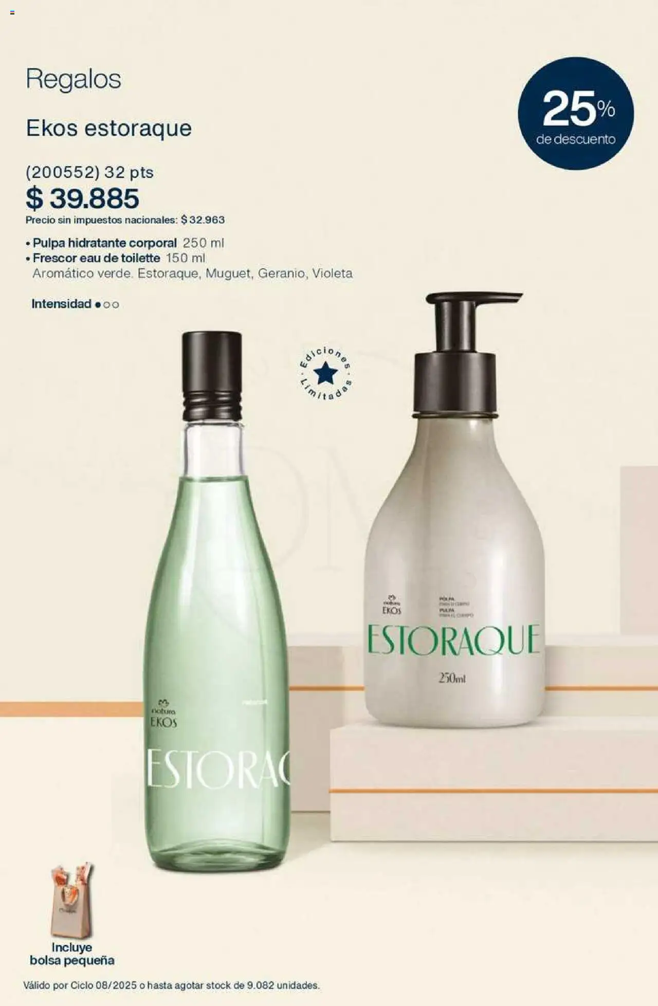 Catálogo Natura Ciclo 8 │ válido desde el 03.06.2025 | Página: 9 | Productos: Bolsa, Eau de toilette