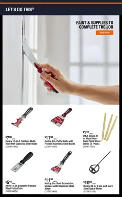 Preview of Home Depot weekly ads valid from 09.03.2026 | Page: 3 | Products: Chisel, Mixer