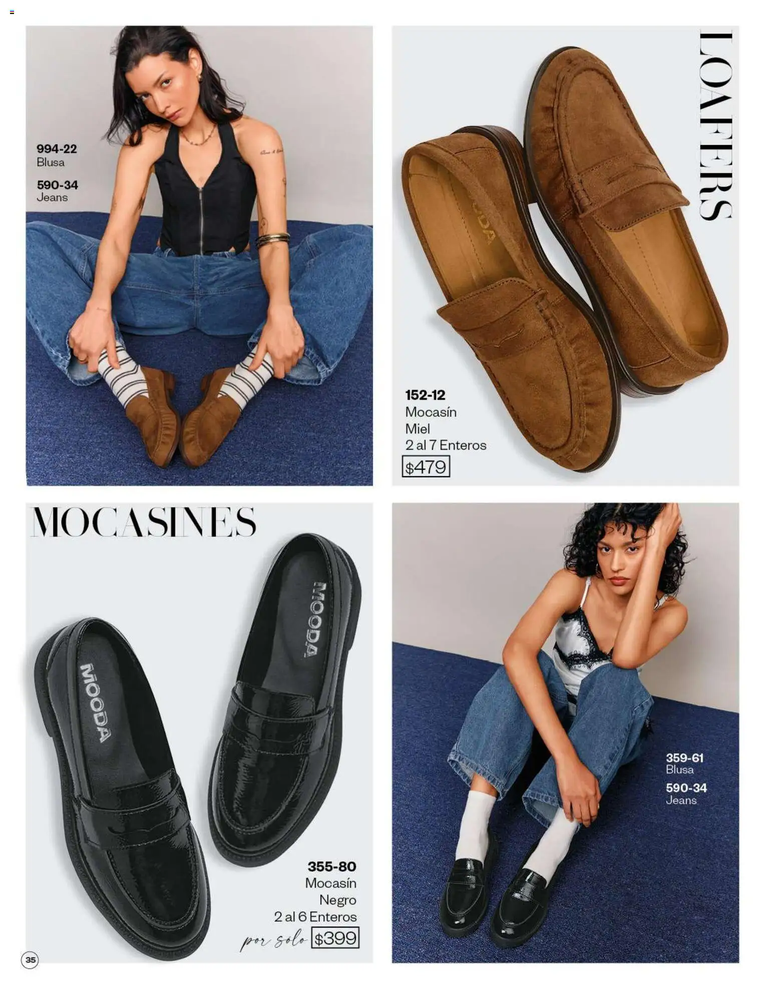 Nuevas ofertas de Cklass válidas en toda la República Mexicana desde el 05.03.2026. ¡Encuentra las mejores ofertas en Cklass catálogo Verano Mooda! | Página: 36 | Productos: Blusa, Mocasines, Mocasín