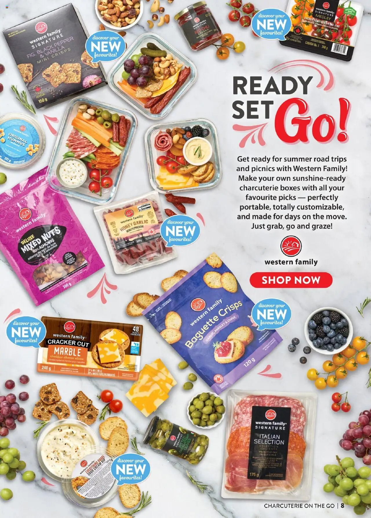 Save on foods flyer valid from 19.06.2025 | Page: 8 | Products: Sour cream, Cream, Cheese, Tomatoes