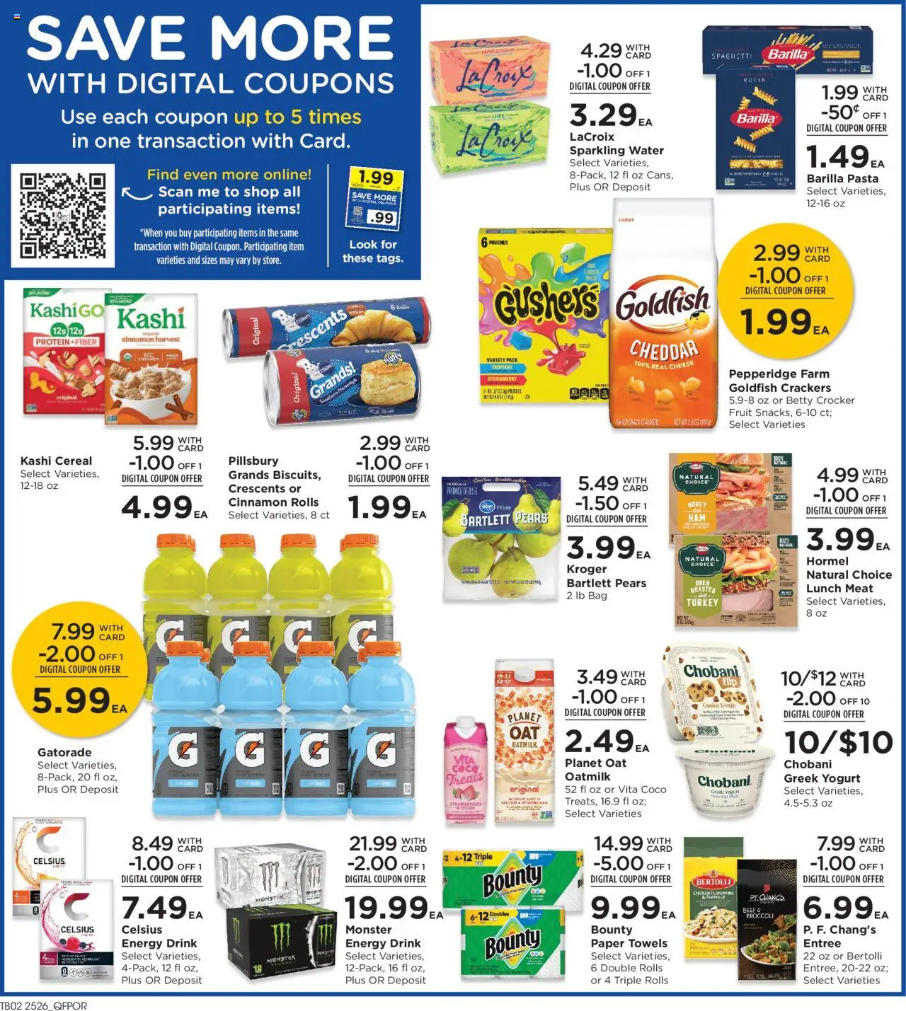 QFC Weekly Ad - OR - valid from 30.07.2025 | Page: 3 | Products: Cheese, Beef, Strawberries, Water