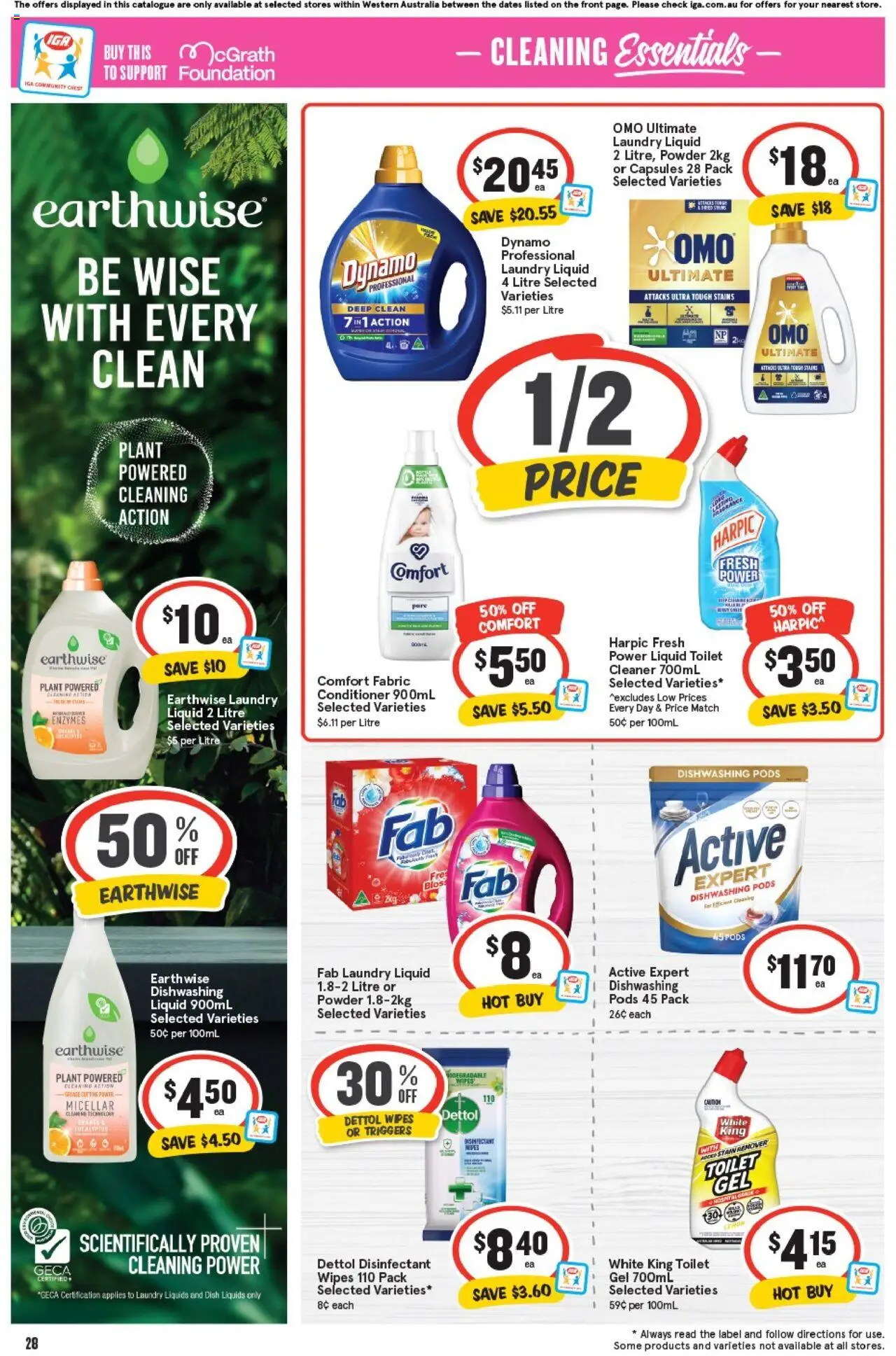 IGA catalogue - valid from 17.09.2025 | Page: 31 | Products: Toilet, Powder, Cleaner, Foundation