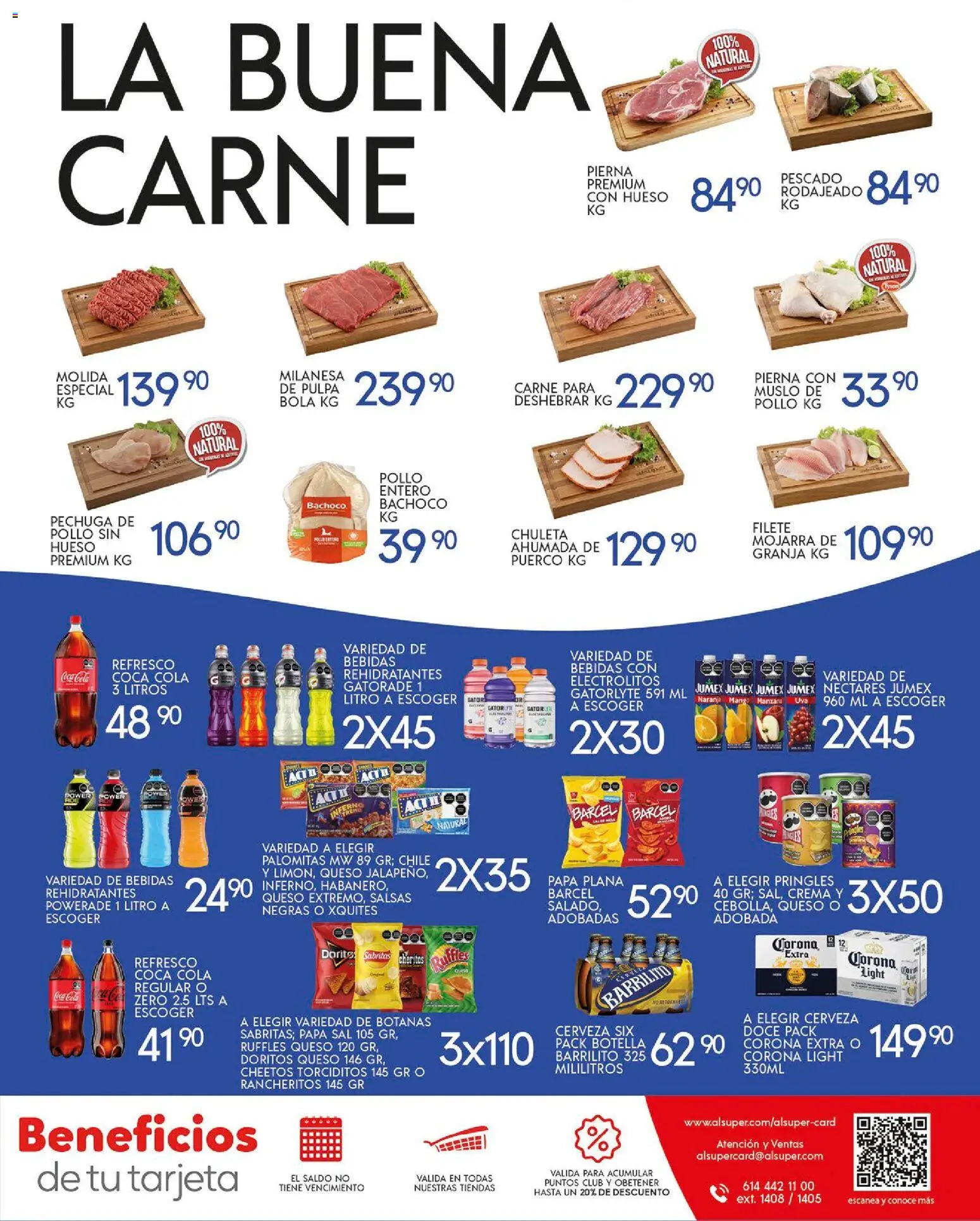 Nuevas ofertas de Alsuper válidas en toda la República Mexicana desde el 28.10.2025. ¡Encuentra las mejores ofertas en Alsuper folleto Laguna! | Página: 7 | Productos: Refresco, Mango, Queso, Botella