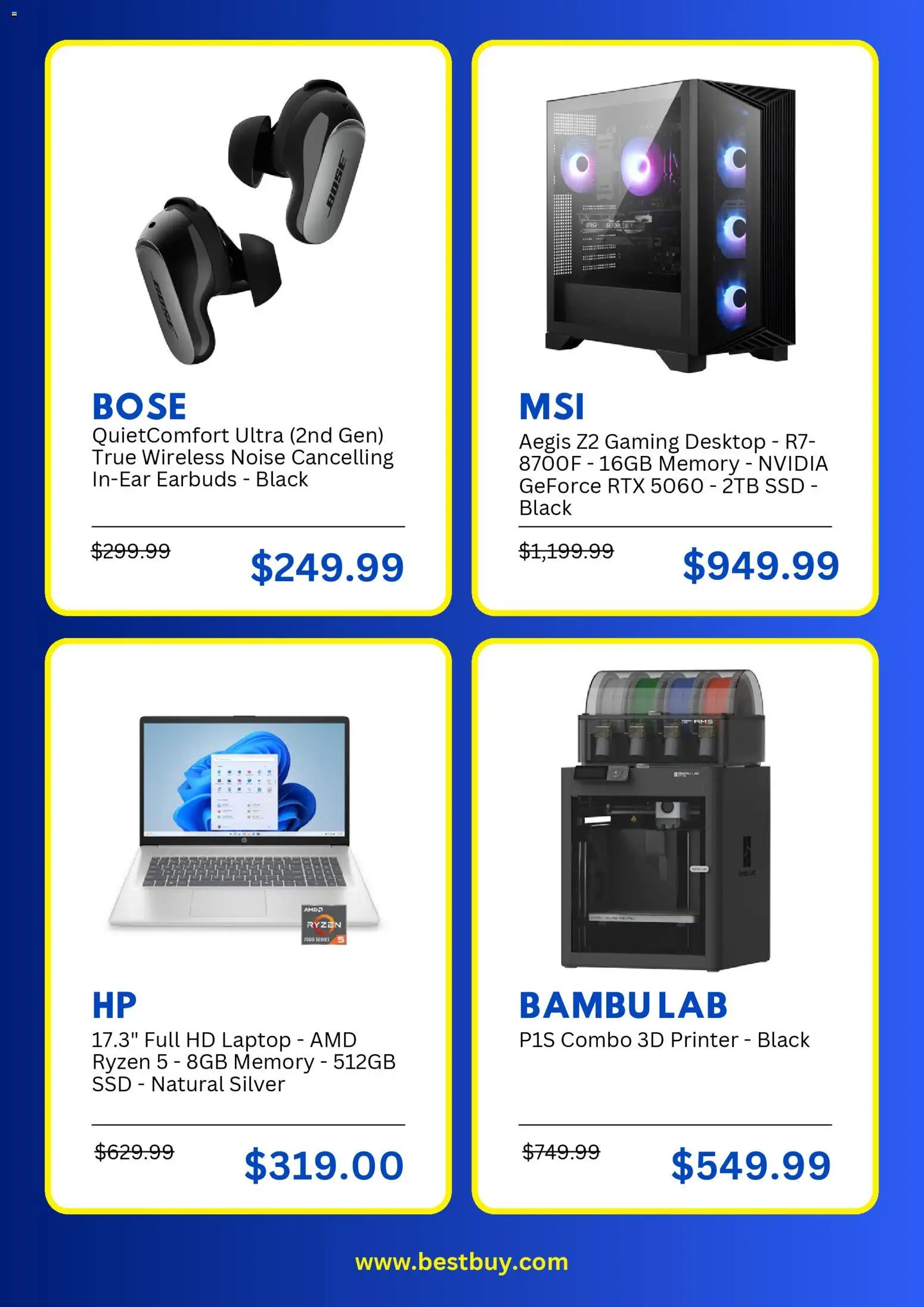 Best Buy Early Black Friday - valid from 10.11.2025 | Page: 3 | Products: Printer, Laptop, Desktop, SSD