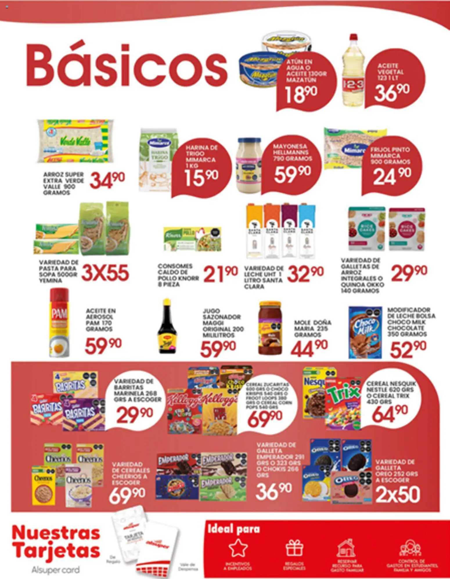 Nuevas ofertas de Alsuper válidas en toda la República Mexicana desde el 14.04.2026. ¡Encuentra las mejores ofertas en Alsuper folleto! | Página: 6 | Productos: Sopa, Bolsa, Arroz, Pasta