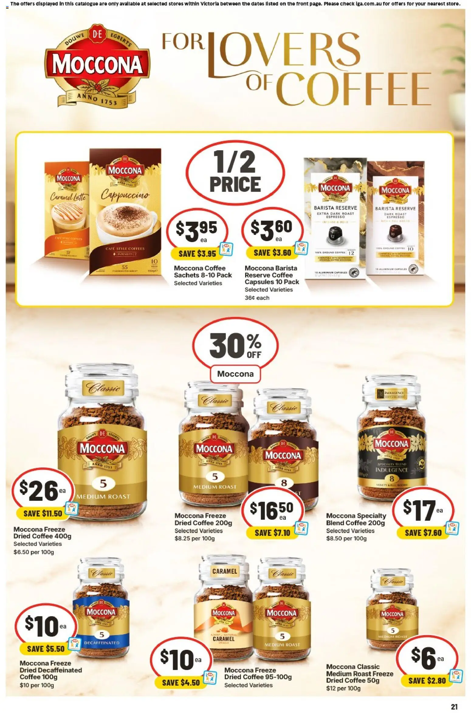 Ritchies catalogue - valid from 25.03.2026 | Page: 21 | Products: Coffee, Moccona
