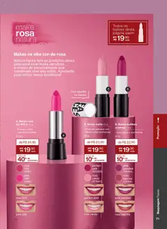 Natura Folheto - válido de 28.07.2025 | Página: 71 | Produtos: Maquiagem, Batom, Espelho
