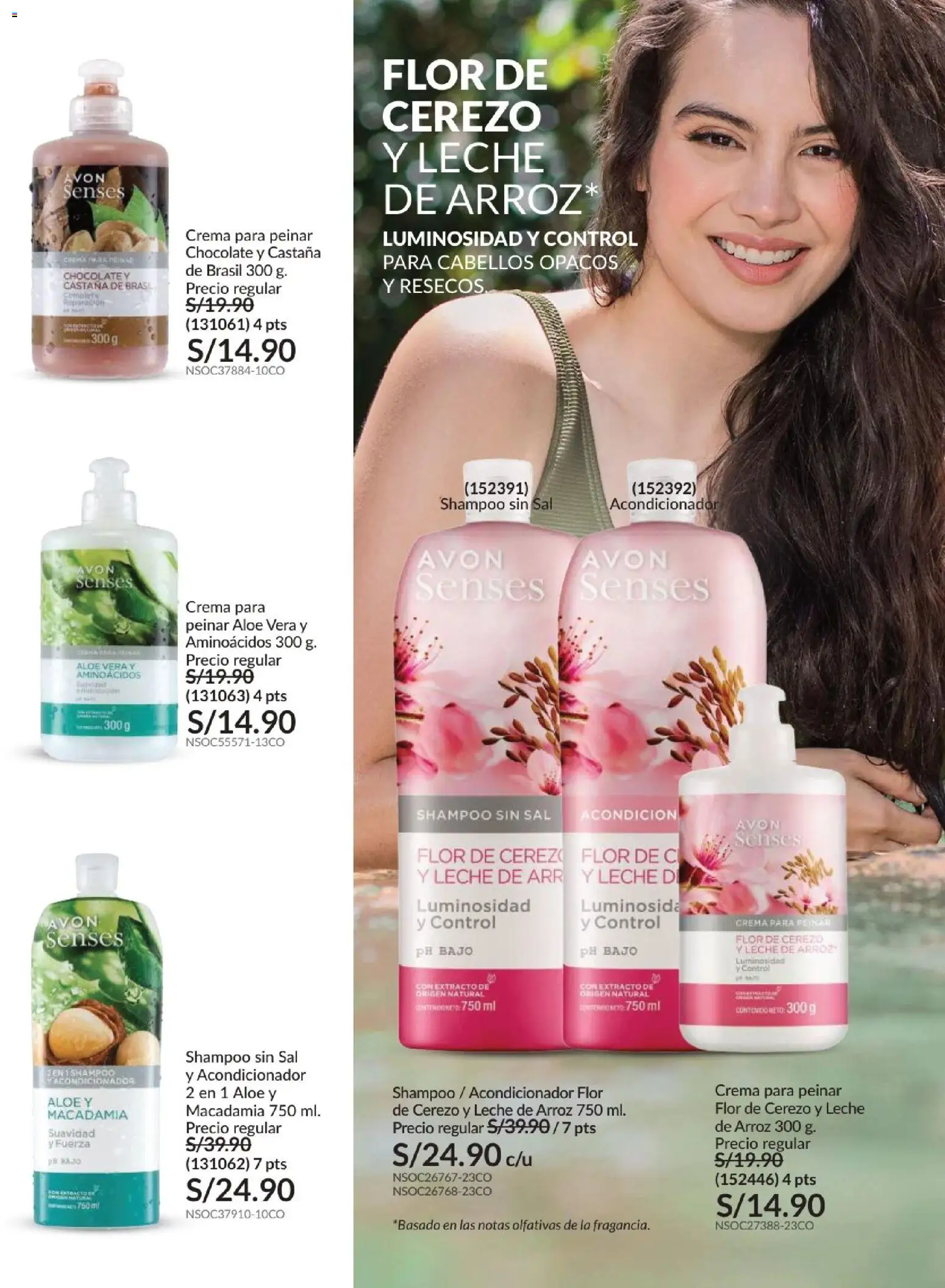 Catálogo Avon válido desde 15.11.2025 | Página: 168 | Productos: Acondicionador, Chocolate, Arroz, Crema