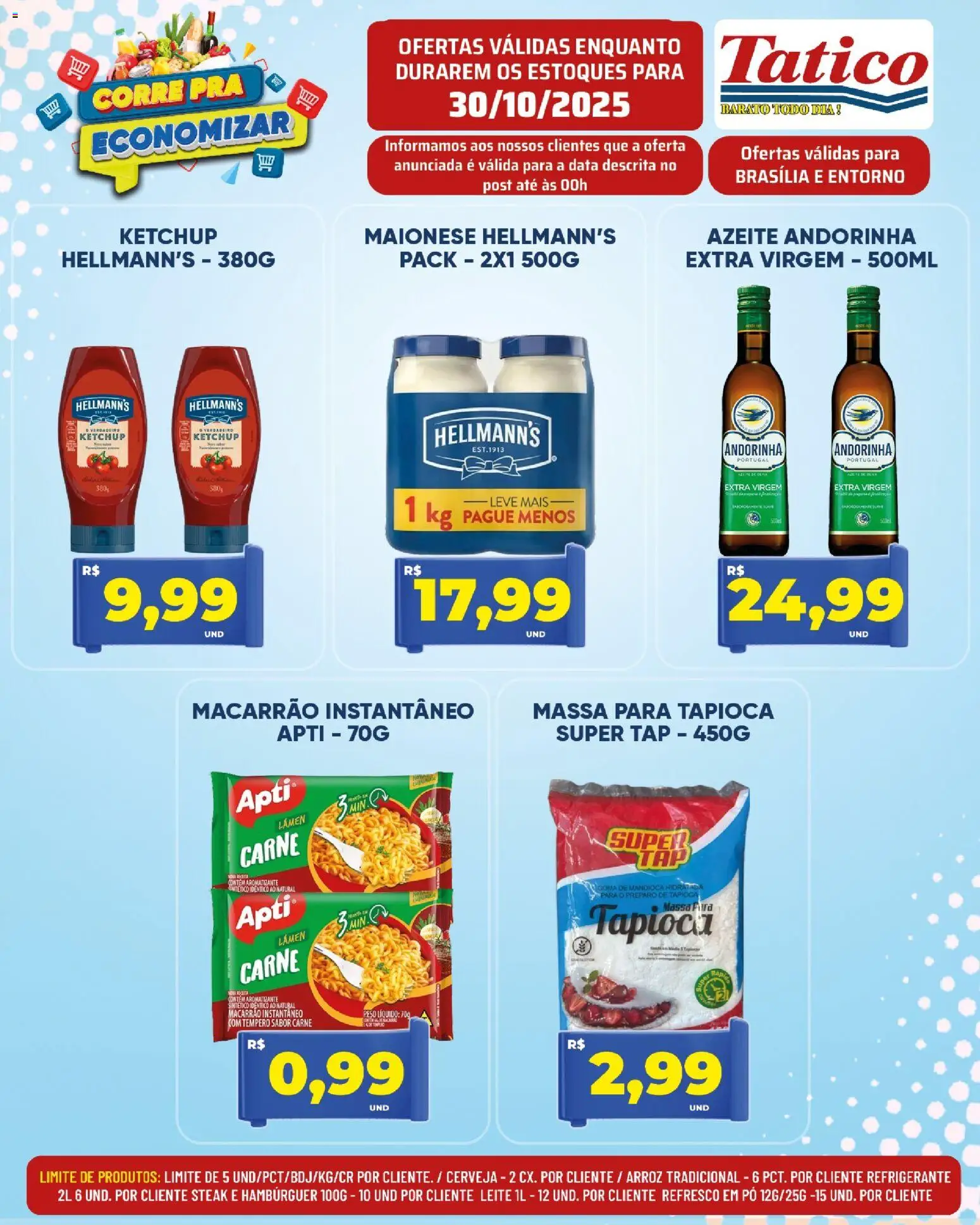 Tatico Folheto - válido de 31.10.2025 | Página: 28 | Produtos: Leite, Arroz, Macarrão, Refrigerante