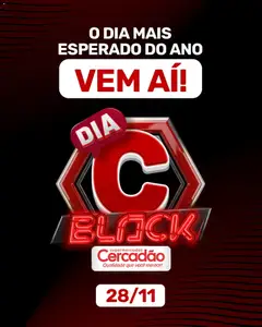 Cercadão Black Friday Anúncio - Pré-Visualização do folheto da loja Cercadão, válido de 26.11.2025