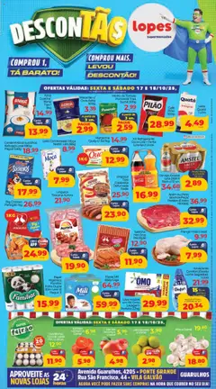 Lopes Supermercados - Ofertas da semana - Pré-Visualização do folheto da loja Lopes Supermercados, válido de 17.10.2025