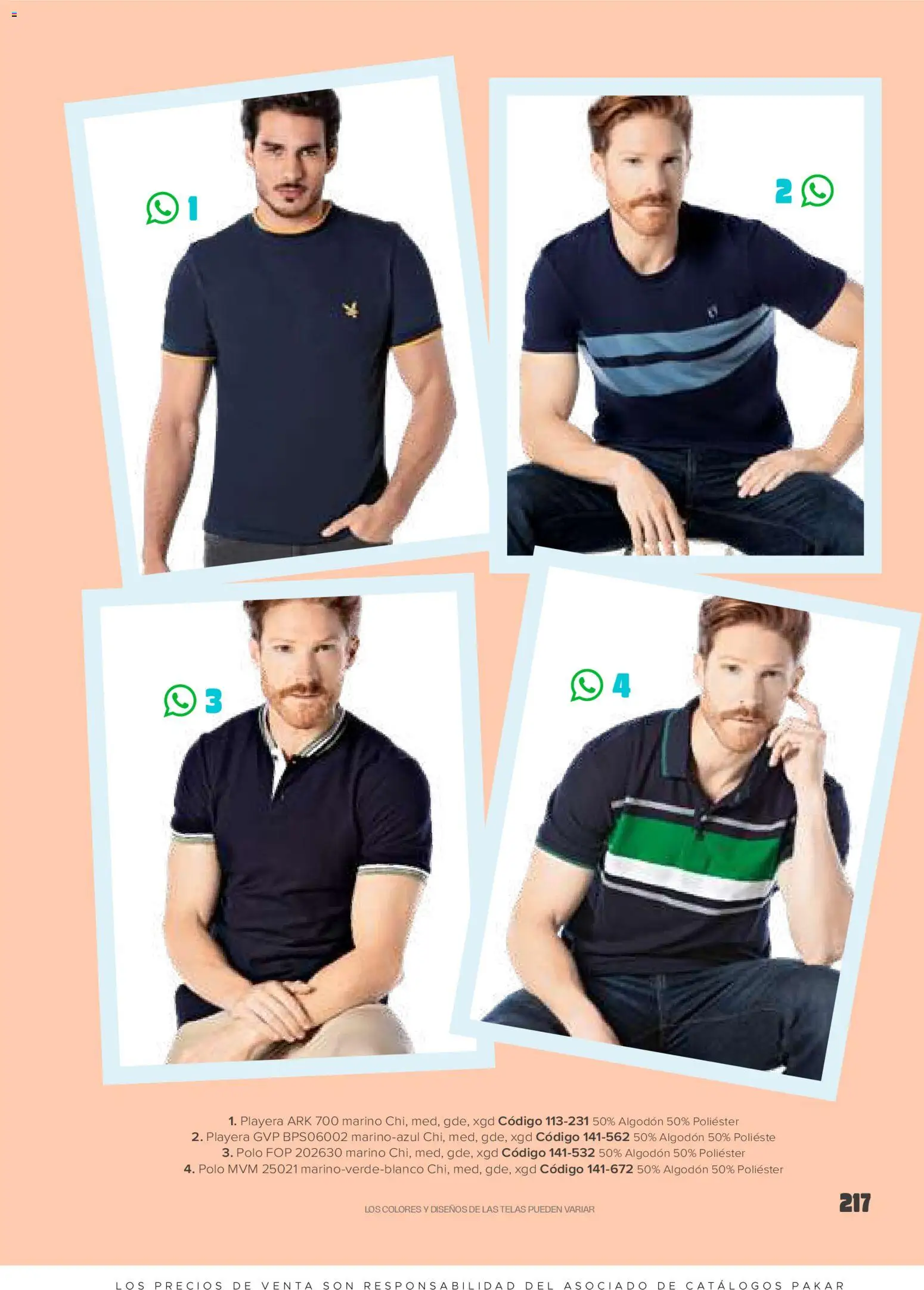 Nuevas ofertas de SC Pakar válidas en toda la República Mexicana desde el 30.01.2026. ¡Encuentra las mejores ofertas en SC Pakar catálogo Ropa! | Página: 217 | Productos: Algodón, Playera