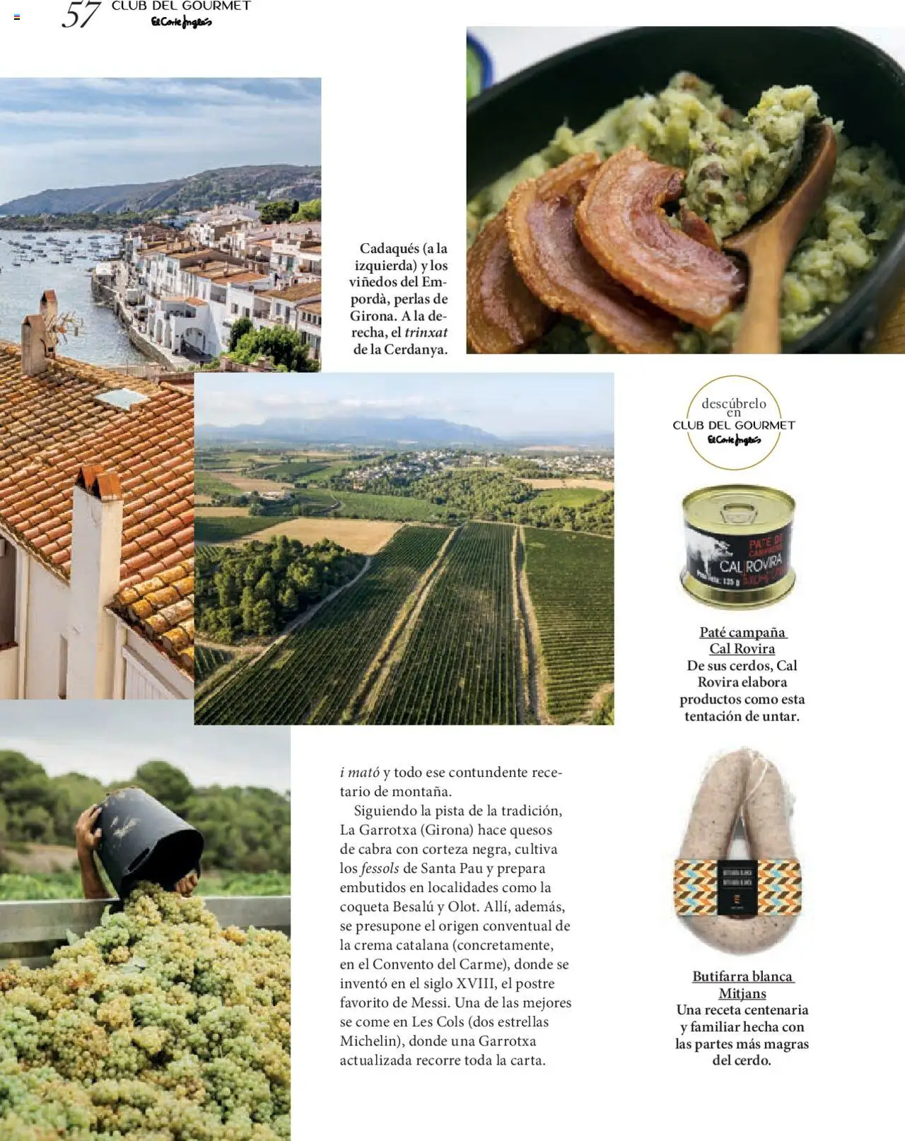 Nuevas ofertas de El Corte Inglés válidas en toda la República Mexicana desde el 27.06.2025. ¡Encuentra las mejores ofertas en El Corte Inglés Gourmet Magazin! | Página: 57 | Productos: Crema, Paté, Campana
