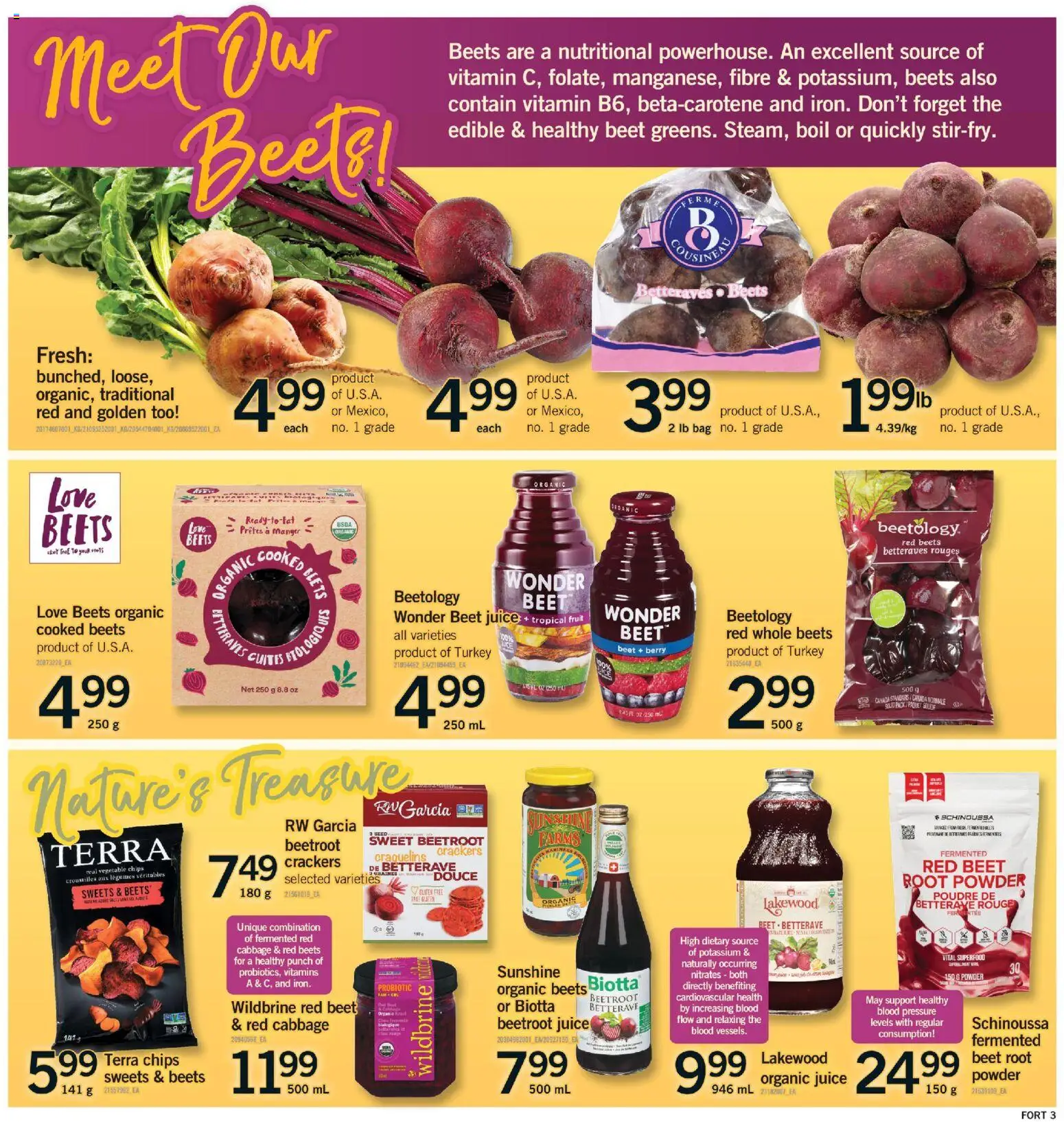 Fortinos flyer valid from 19.03.2026 | Page: 4 | Products: Chips, Turkey, Powder, Juice