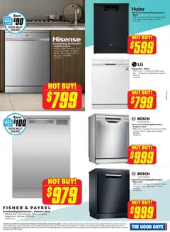 Preview of The Good Guys Cooking & Dishwashers - valid from 13.10.2025 | Page: 23 | Products: Wallet, Digital, Dishwasher