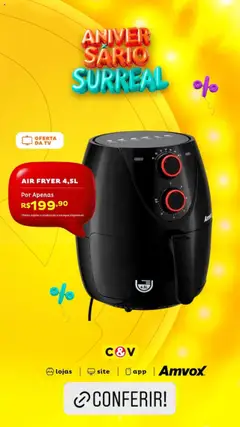 Casa e Video Folheto - válido de 12.09.2025 | Página: 15 | Produtos: Air fryer, Tv