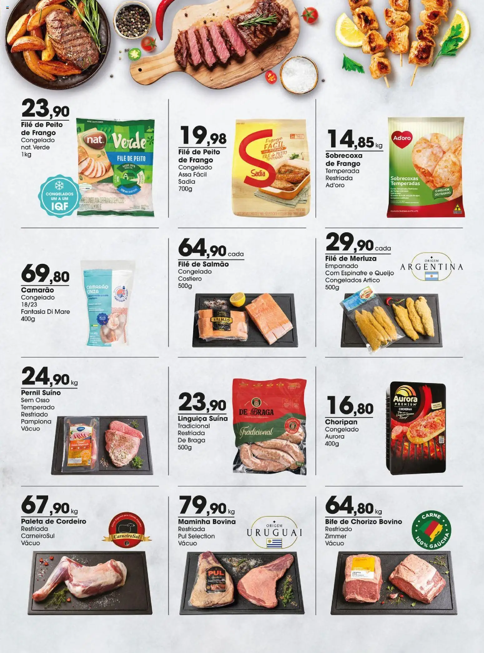 Zaffari Folheto - válido de 03.03.2026 | Página: 15 | Produtos: Salmão, Pernil, Frango, Peito de frango