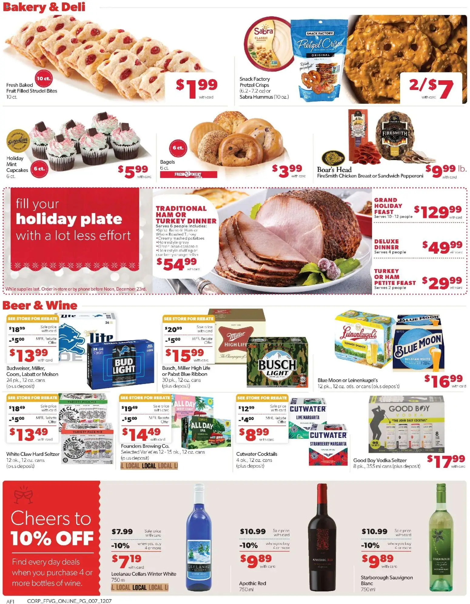 Family Fare Weekly Ad - MI - valid from 07.12.2025 | Page: 12 | Products: Vodka, Potatoes, Lime, Phone