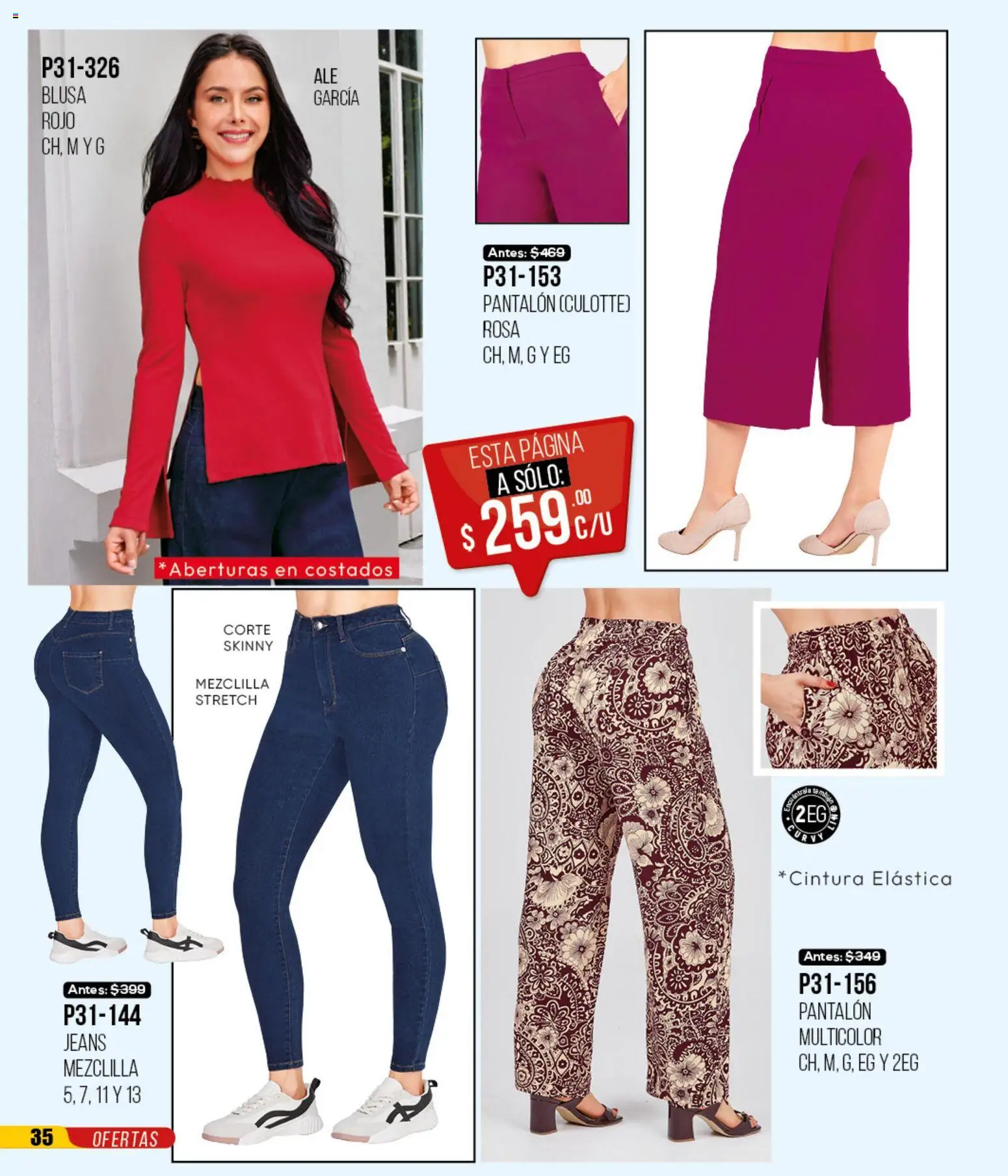 Nuevas ofertas de Cklass válidas en toda la República Mexicana desde el 12.01.2026. ¡Encuentra las mejores ofertas en Cklass catálogo Mega Ofertas Ropa! | Página: 36 | Productos: Blusa