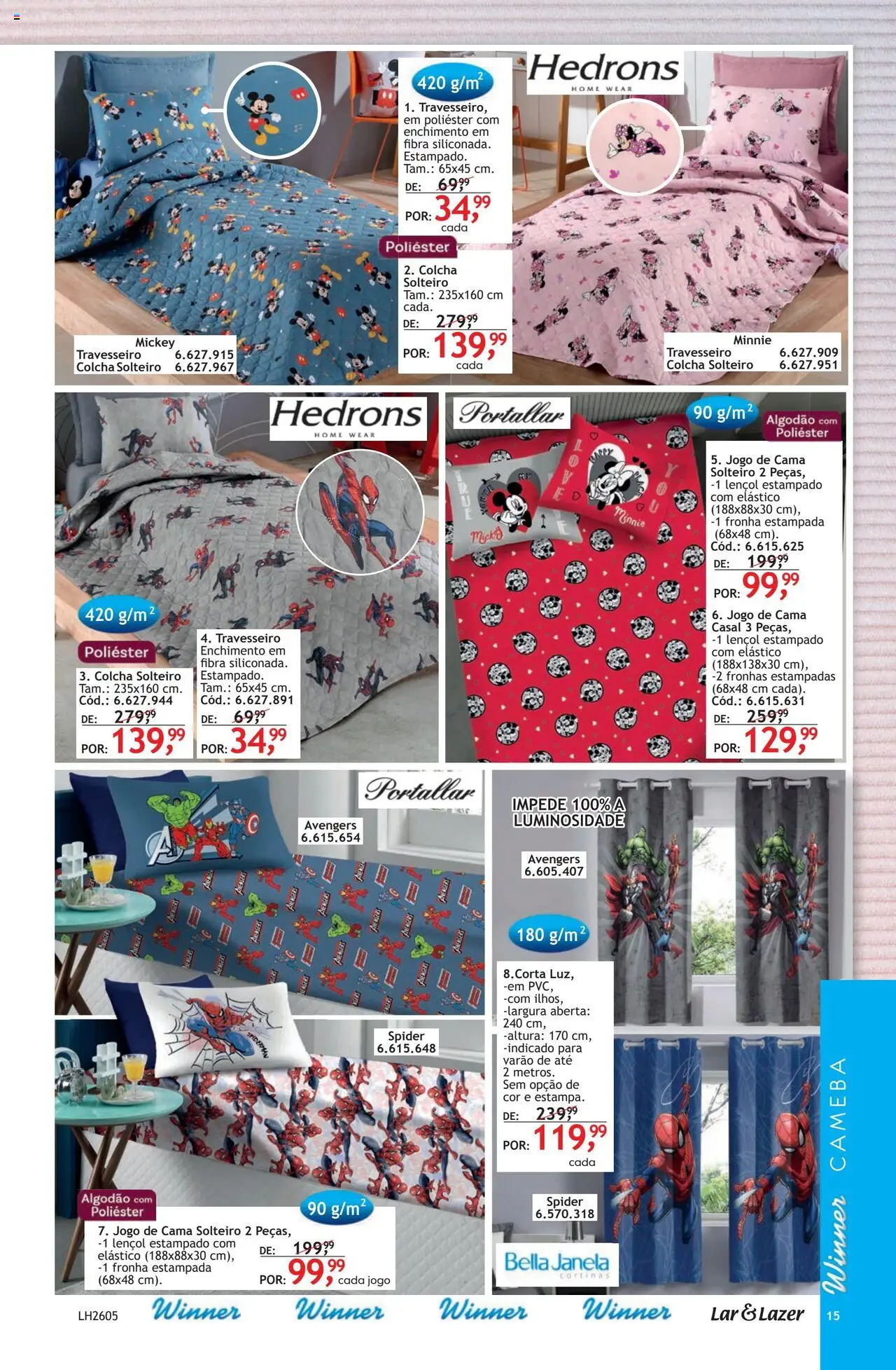 Quatro Estações Folheto - válido de 01.07.2025 | Página: 15 | Produtos: Janela, Cama, Algodão, Fronha
