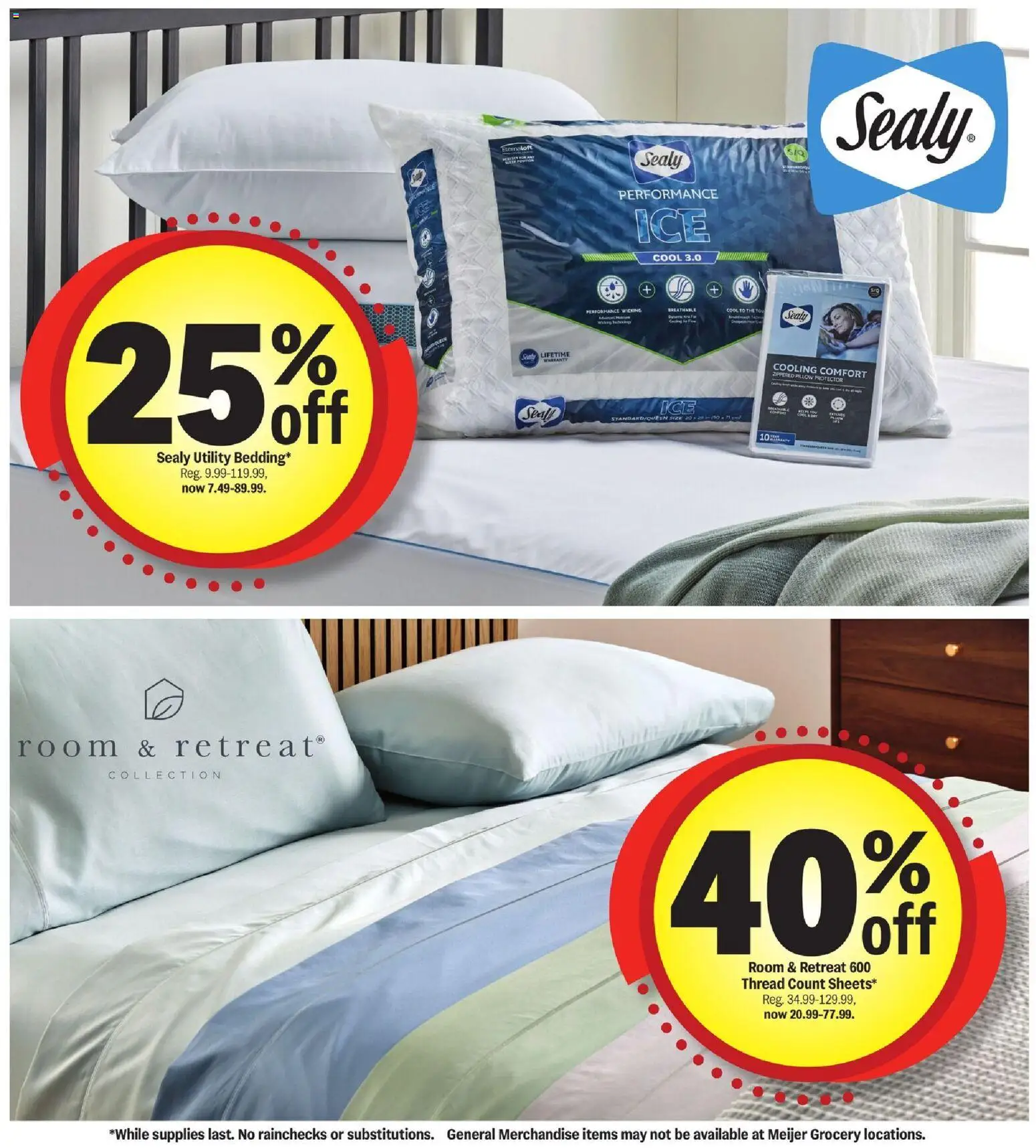 Meijer More Deals Across the Store - valid from 02.01.2026 | Page: 2 | Products: Pillow