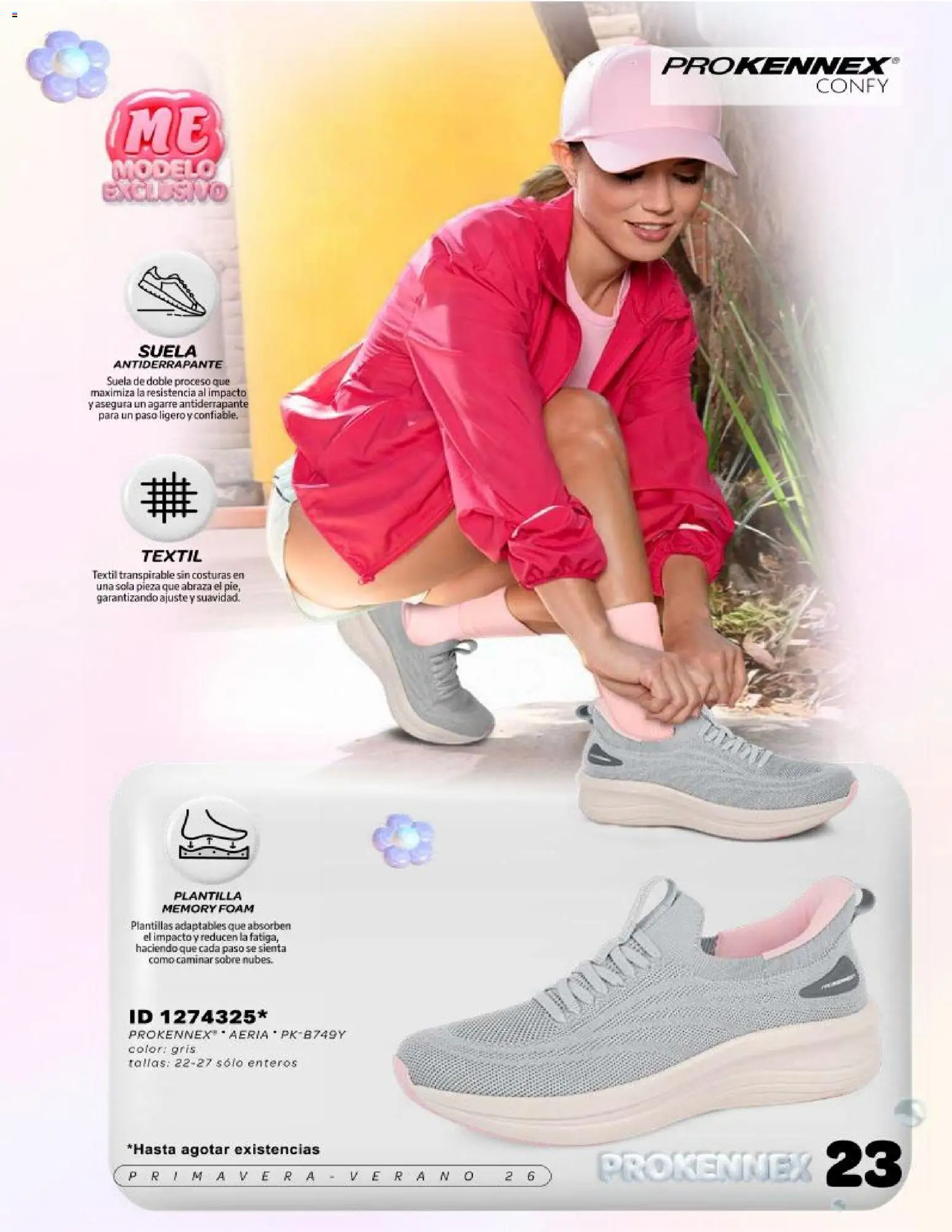 Nuevas ofertas de Price Shoes válidas en toda la República Mexicana desde el 30.03.2026. ¡Encuentra las mejores ofertas en Price Shoes catálogo Prokennex! | Página: 23 | Productos: Sobre