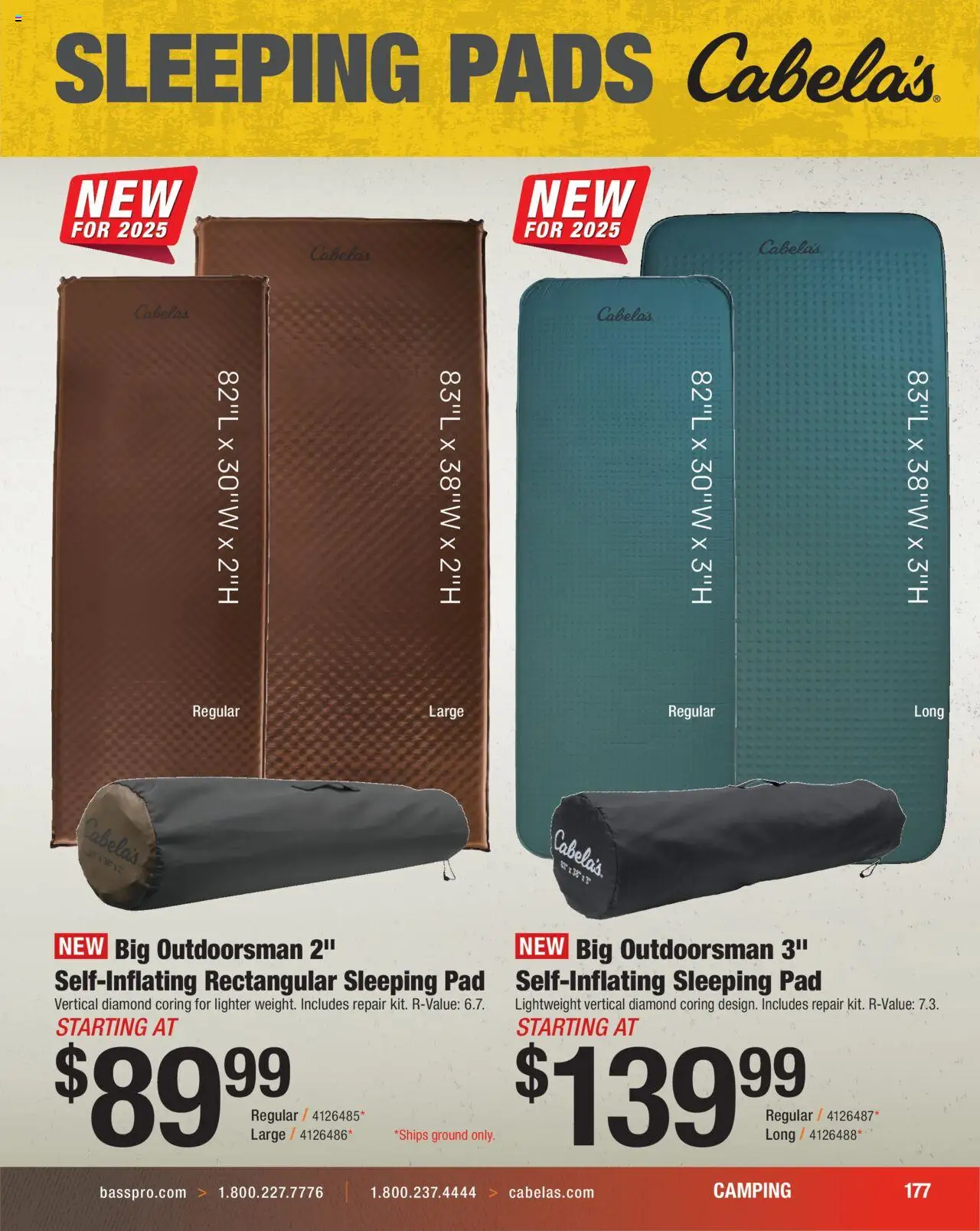 Cabela's Hunting Master 25 - valid from 11.08.2025 | Page: 177 | Products: Pads, Lighter