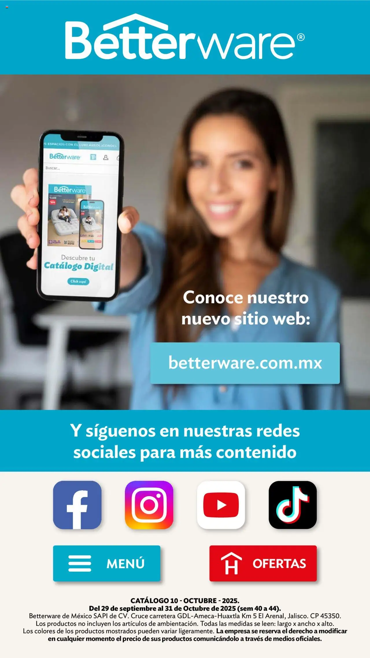 Nuevas ofertas de Betterware válidas en toda la República Mexicana desde el 29.09.2025. ¡Encuentra las mejores ofertas en Betterware - Campaña 10 2025! | Página: 123