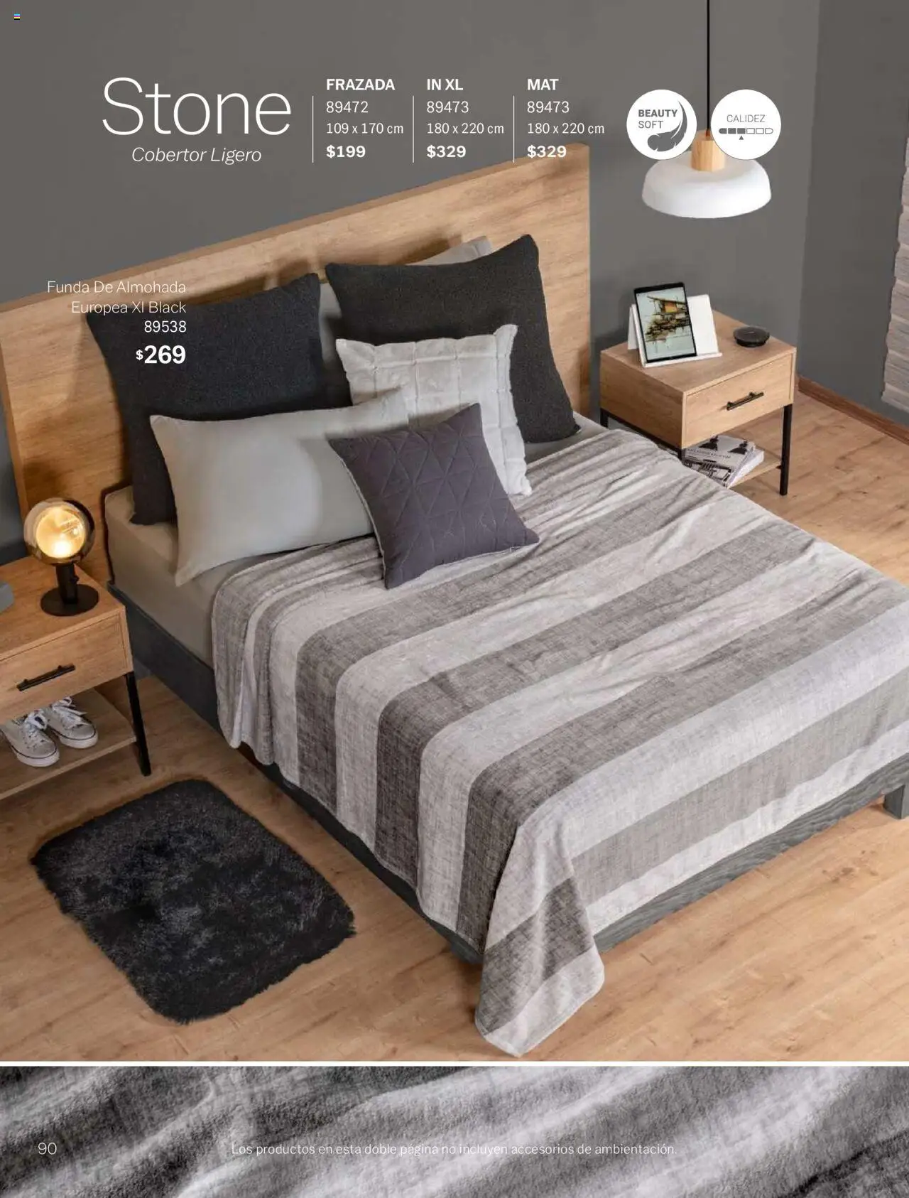 Nuevas ofertas de Vianney válidas en toda la República Mexicana desde el 15.08.2025. ¡Encuentra las mejores ofertas en Vianney - Catálogo Invierno! | Página: 92 | Productos: Cobertor, Funda, Funda de almohada, Almohada