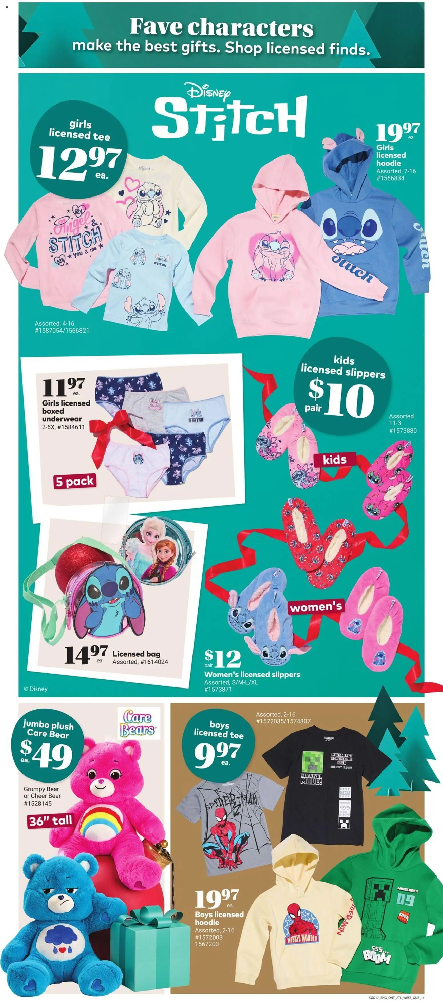 Giant Tiger flyer valid from 26.11.2025 | Page: 18 | Products: Bag, Shoes, T-shirt, Hoodie