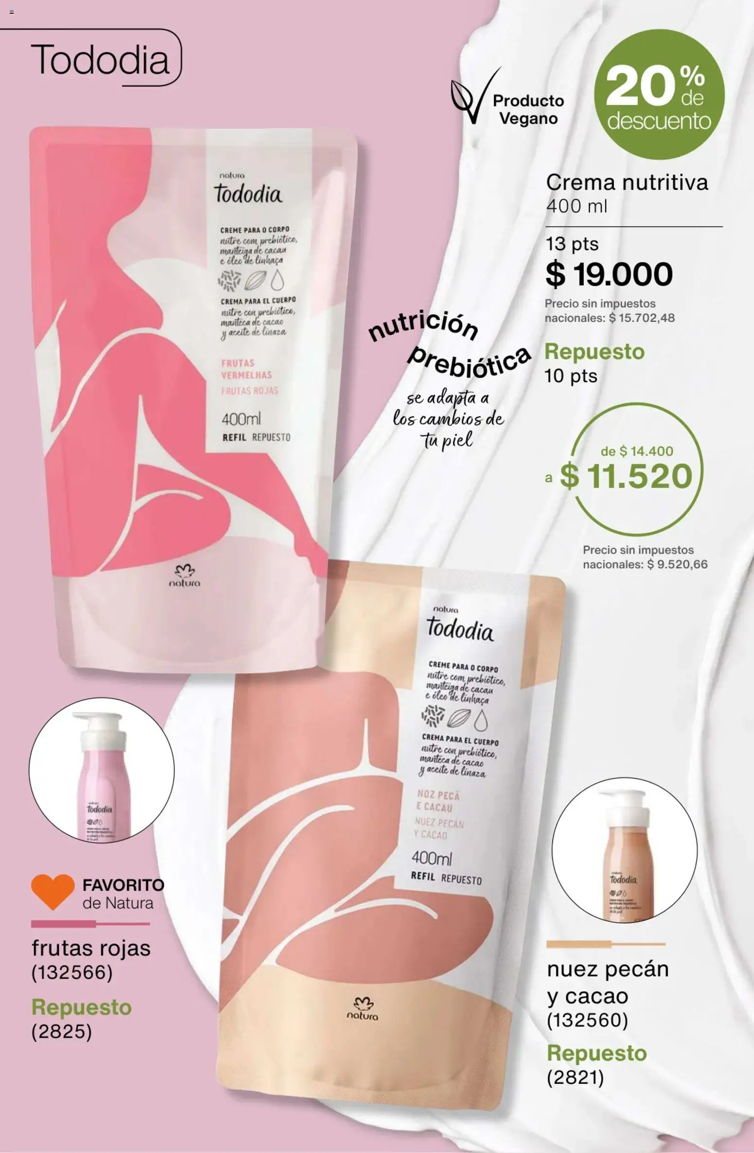 Catálogo Natura Ciclo 1/2026 │ válido desde el 06.01.2026 | Página: 181 | Productos: Aceite, Crema para el cuerpo, Nuez, Crema