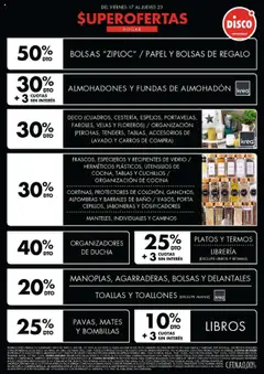 Vista previa Disco - Ofertas | Electro, T. Libre y más válido desde el 17.10.2025 | Página: 3 | Productos: Disco, Toallas, Baño, Ducha