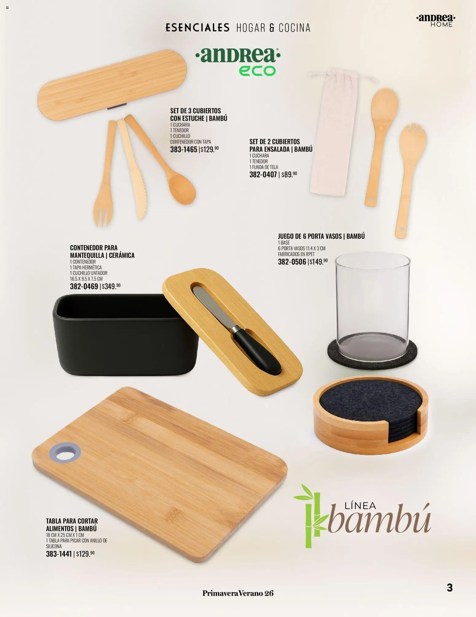 Nuevas ofertas de Andrea válidas en toda la República Mexicana desde el 25.01.2026. ¡Encuentra las mejores ofertas en Andrea catálogo Tu hogar esta primavera! | Página: 3