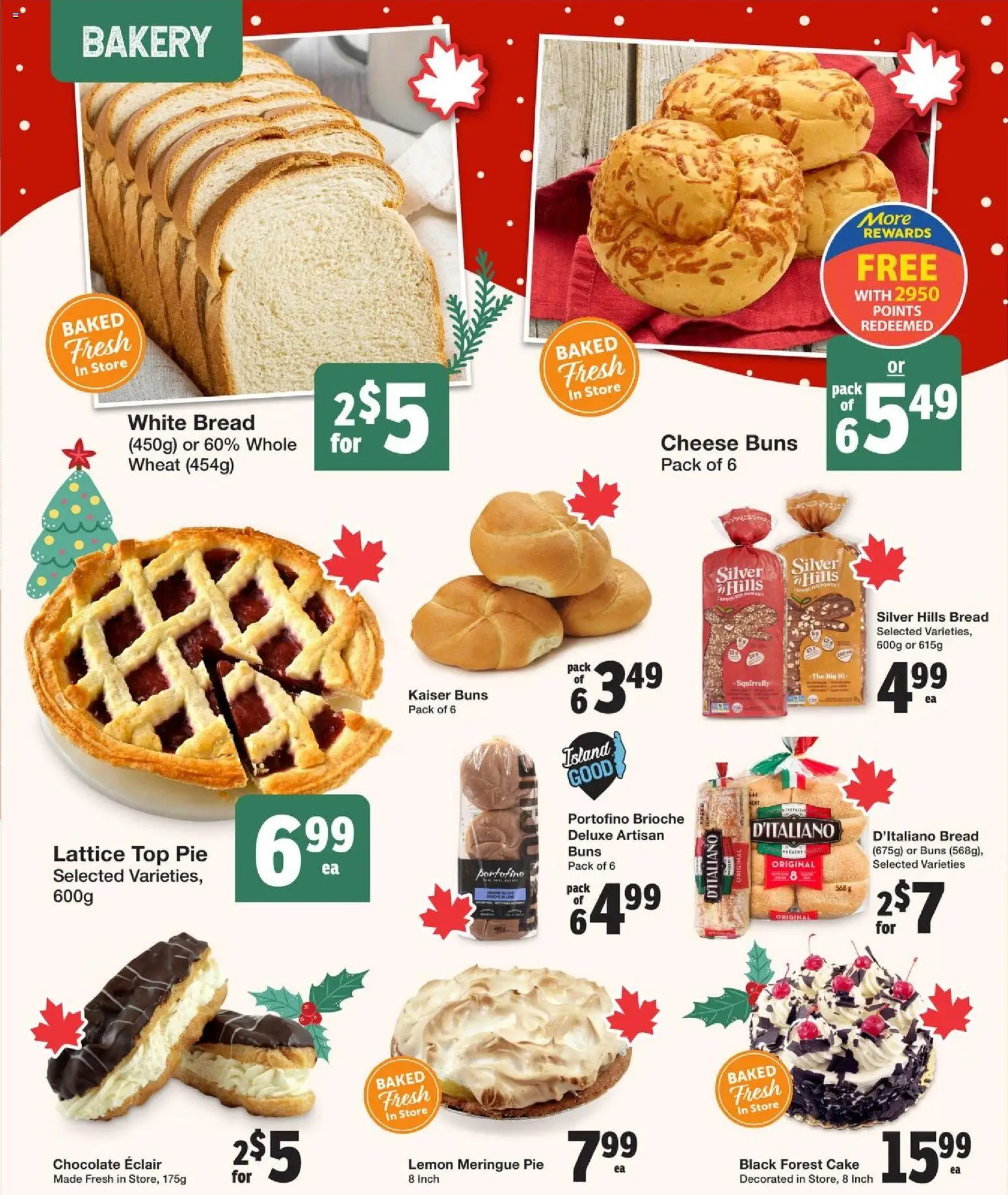 Quality Foods flyer valid from 13.11.2025 | Page: 8 | Products: Bakery, Cheese, Bread, Chocolate