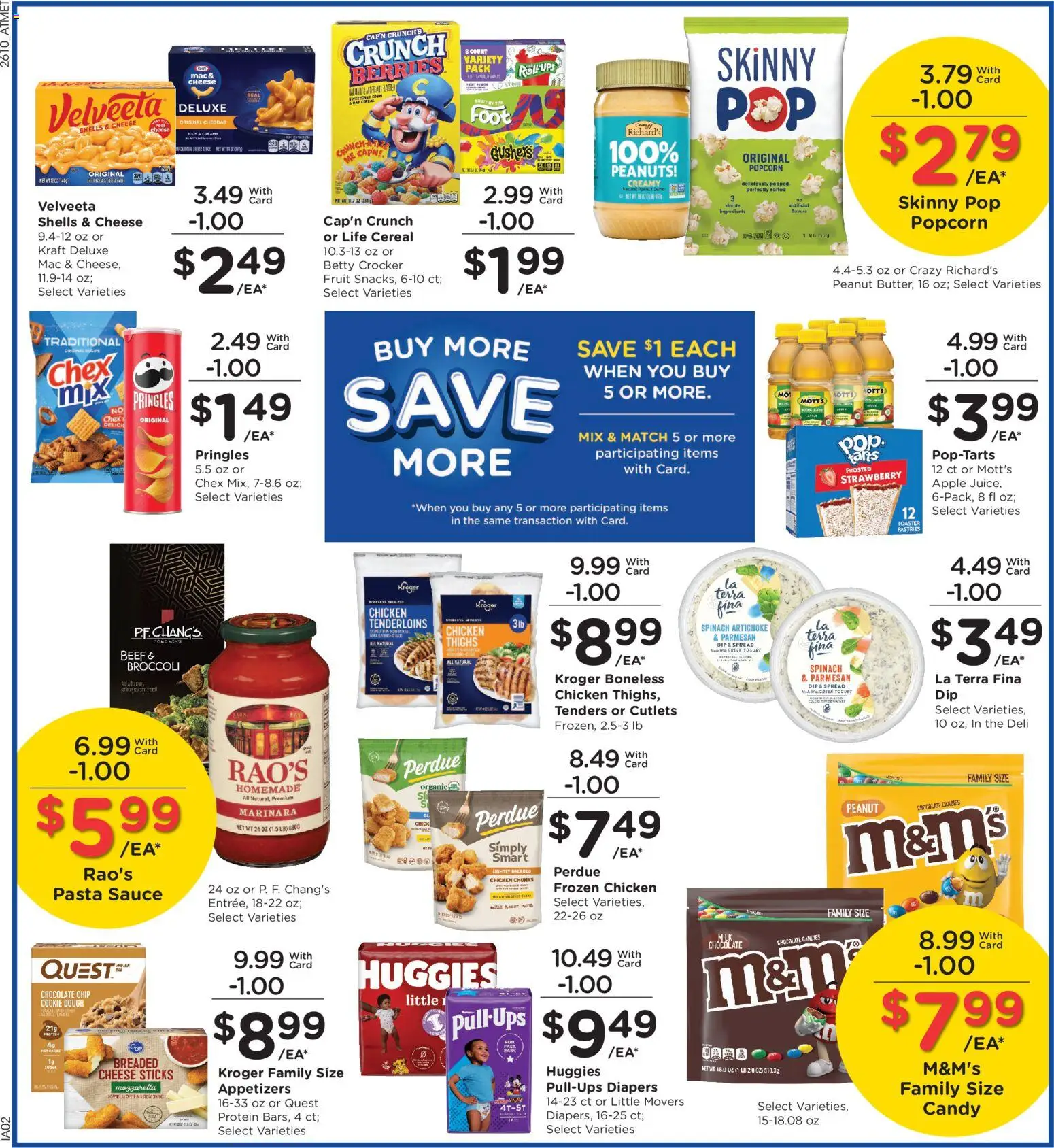 Kroger Weekly Ad - valid from 08.04.2026 | Page: 5 | Products: Broccoli, Cheese, Candies, Chocolate Chip