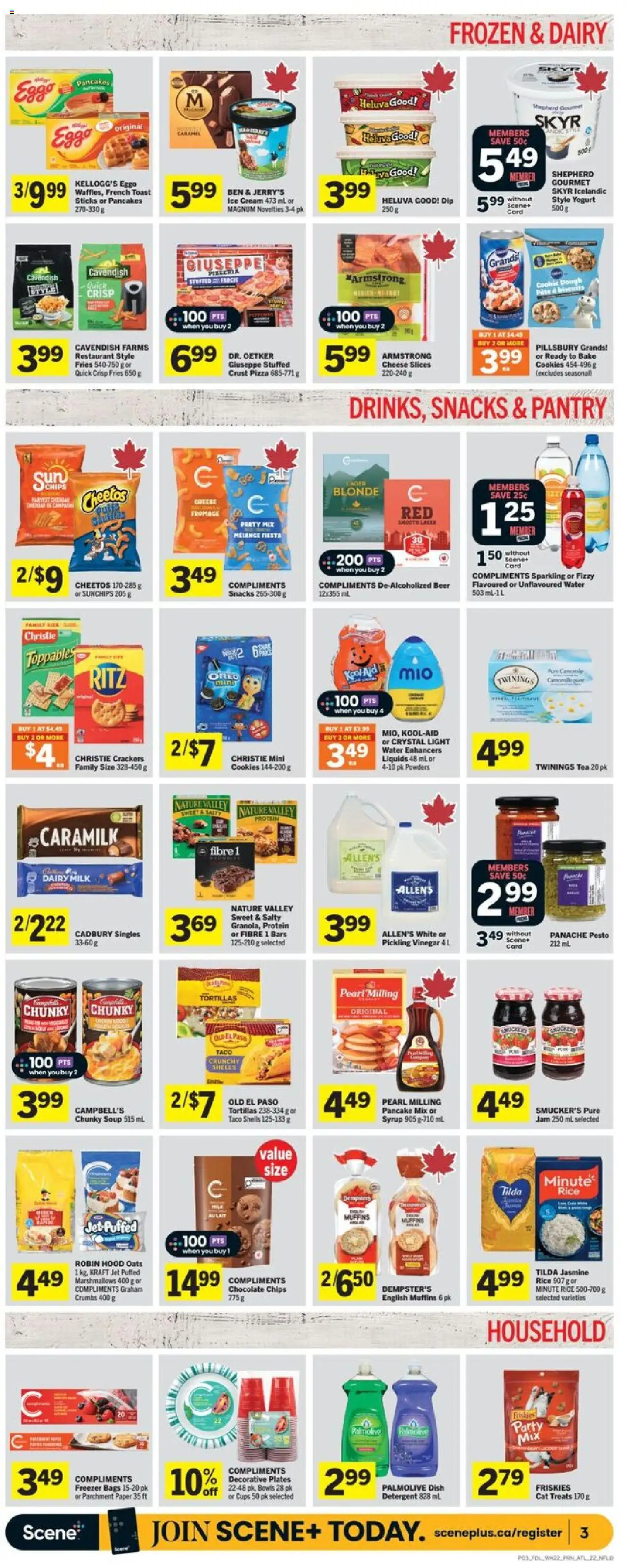 Foodland flyer valid from 25.09.2025 | Page: 4 | Products: Tea, Ice cream, Milk, Beer