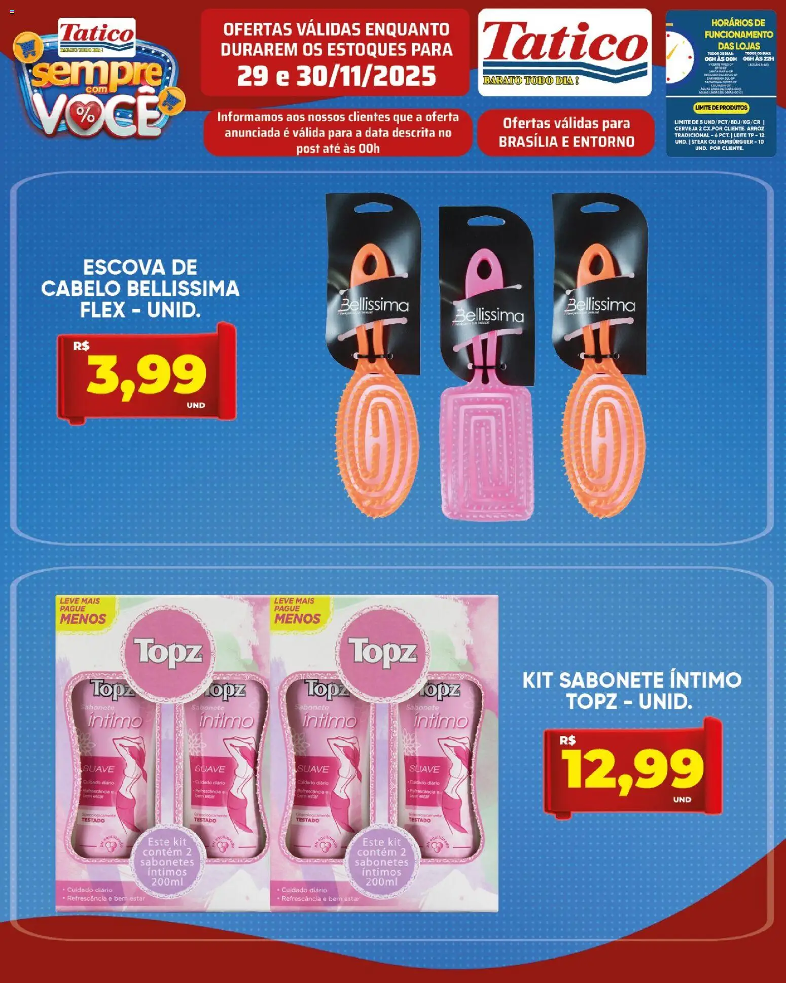 Tatico Folheto - válido de 01.12.2025 | Página: 27 | Produtos: Escova, Leite, Hambúrguer, Escova de cabelo