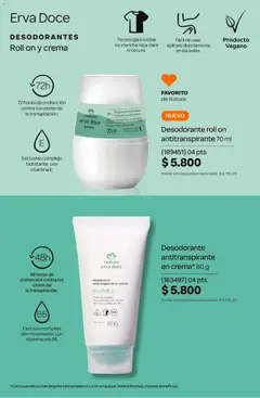 Vista previa Natura Catálogo Ciclo 4/2026 válido desde el 01.04.2026 | Página: 234 | Productos: Desodorante, Antitranspirante, Ropa, Crema