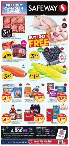 Preview of Safeway weekly flyer / circulaire from shop Safeway valid from 24.07.2025