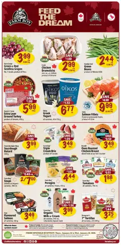 Preview of Farm Boy weekly flyer / circulaire from shop Farm Boy valid from 22.01.2026