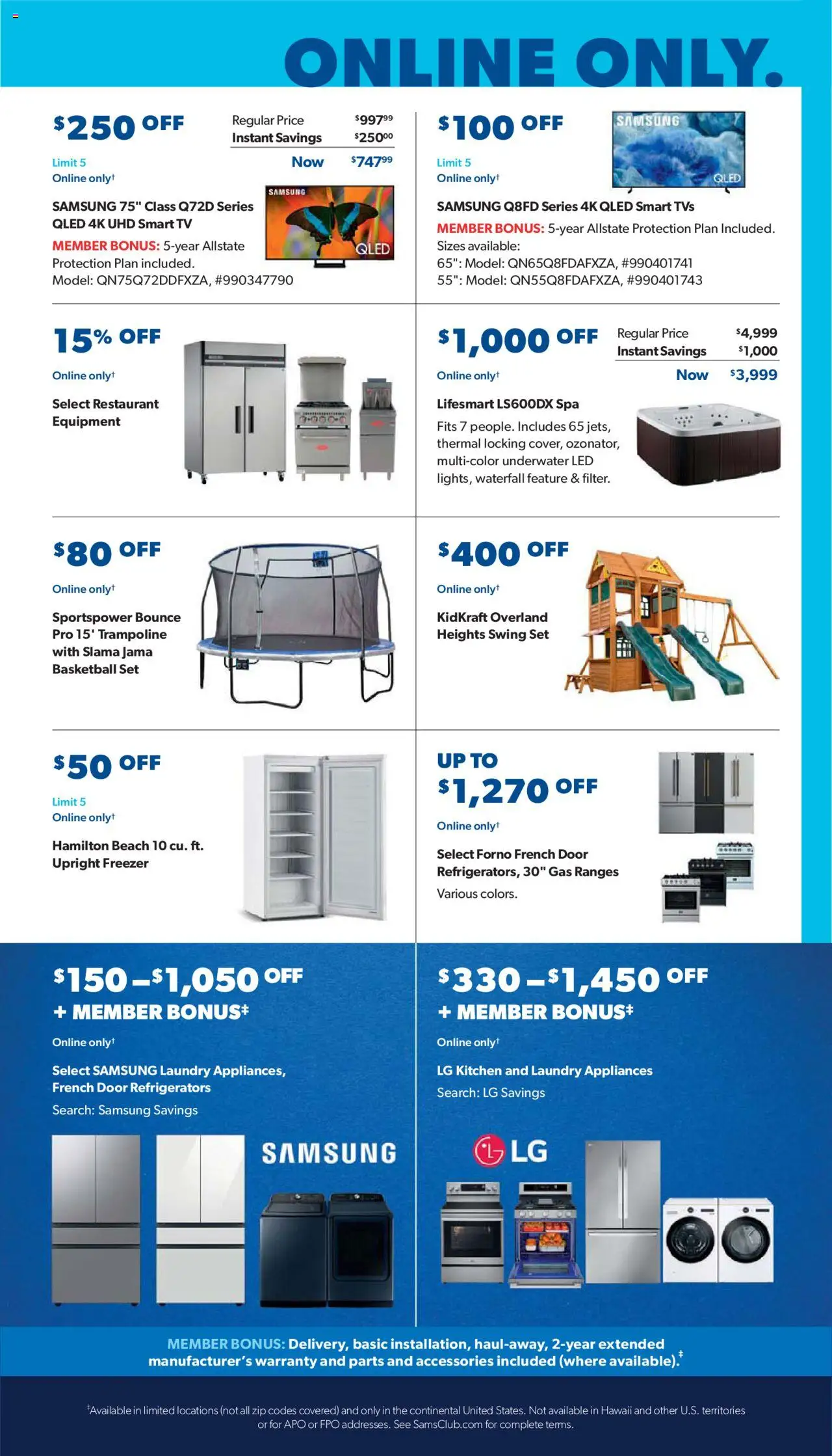 Sam's Club Instant Savings Book September - valid from 27.08.2025 | Page: 21 | Products: Tv, Freezer